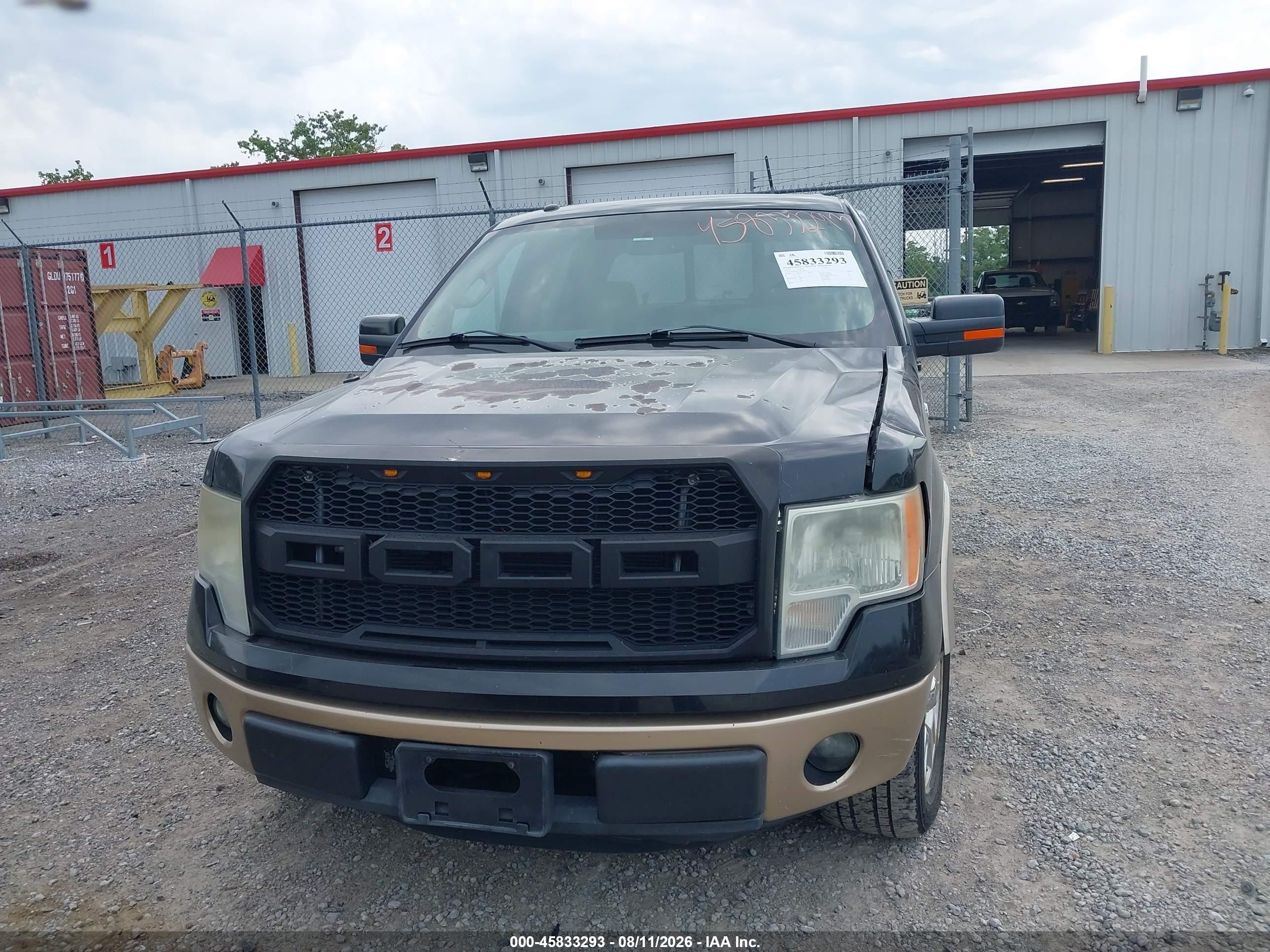 2011 Ford F-150 Lariat Black vin: 1FTFW1CF0BFA40397