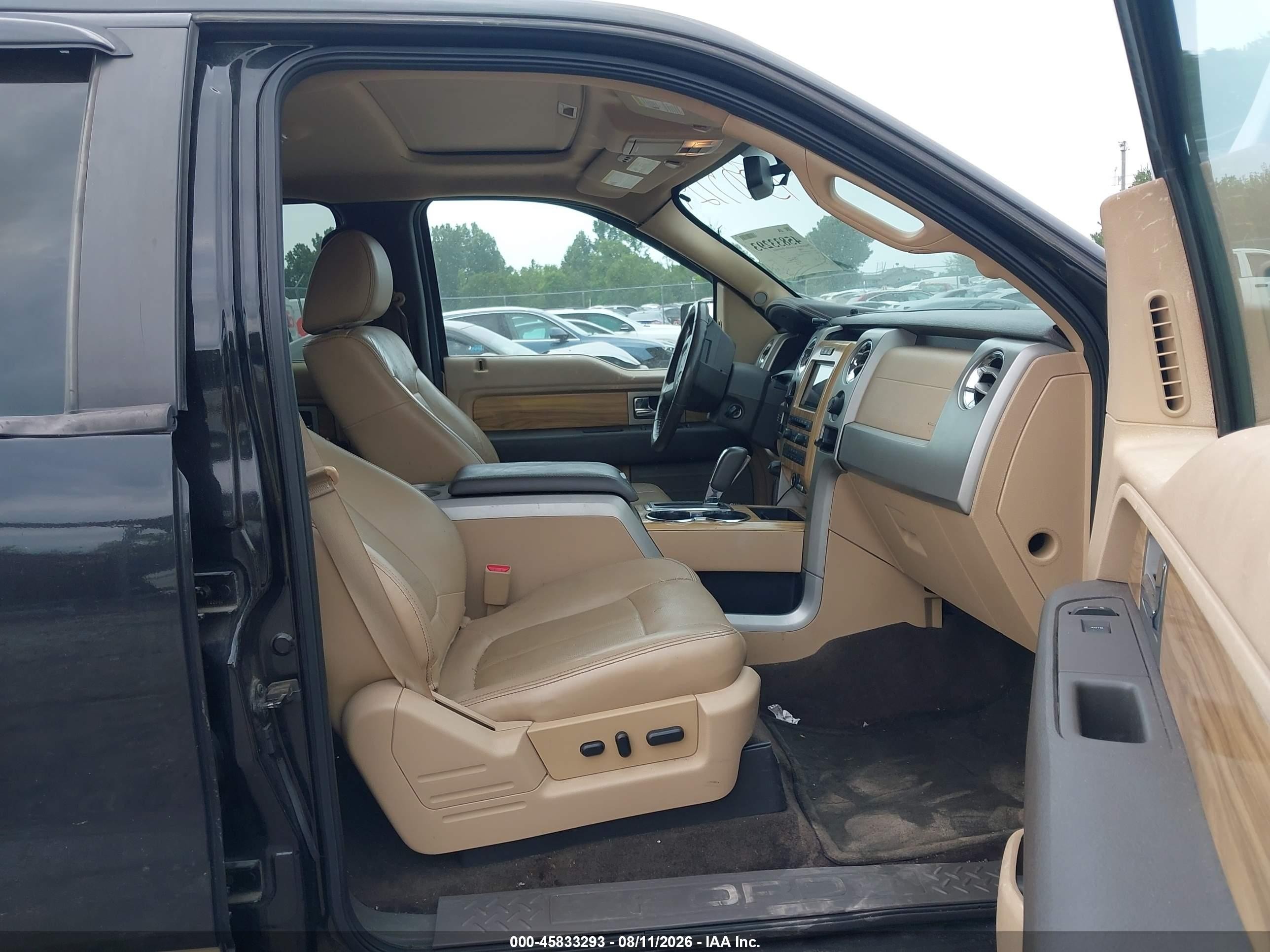 2011 Ford F-150 Lariat Black vin: 1FTFW1CF0BFA40397