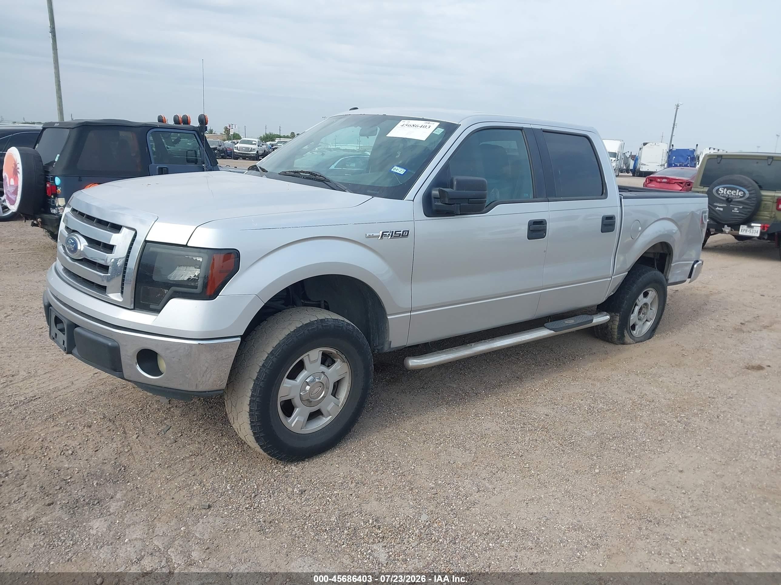 2011 Ford F-150 Xlt Серый vin: 1FTFW1CF0BFB56117