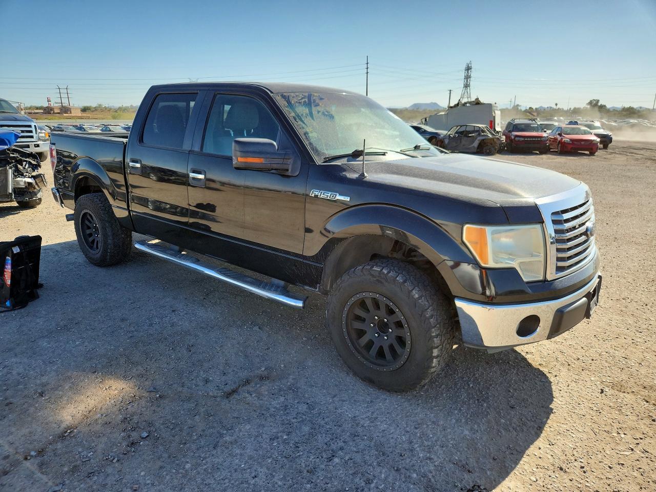 2011 Ford F150 Supercrew Black vin: 1FTFW1CF0BFB78005
