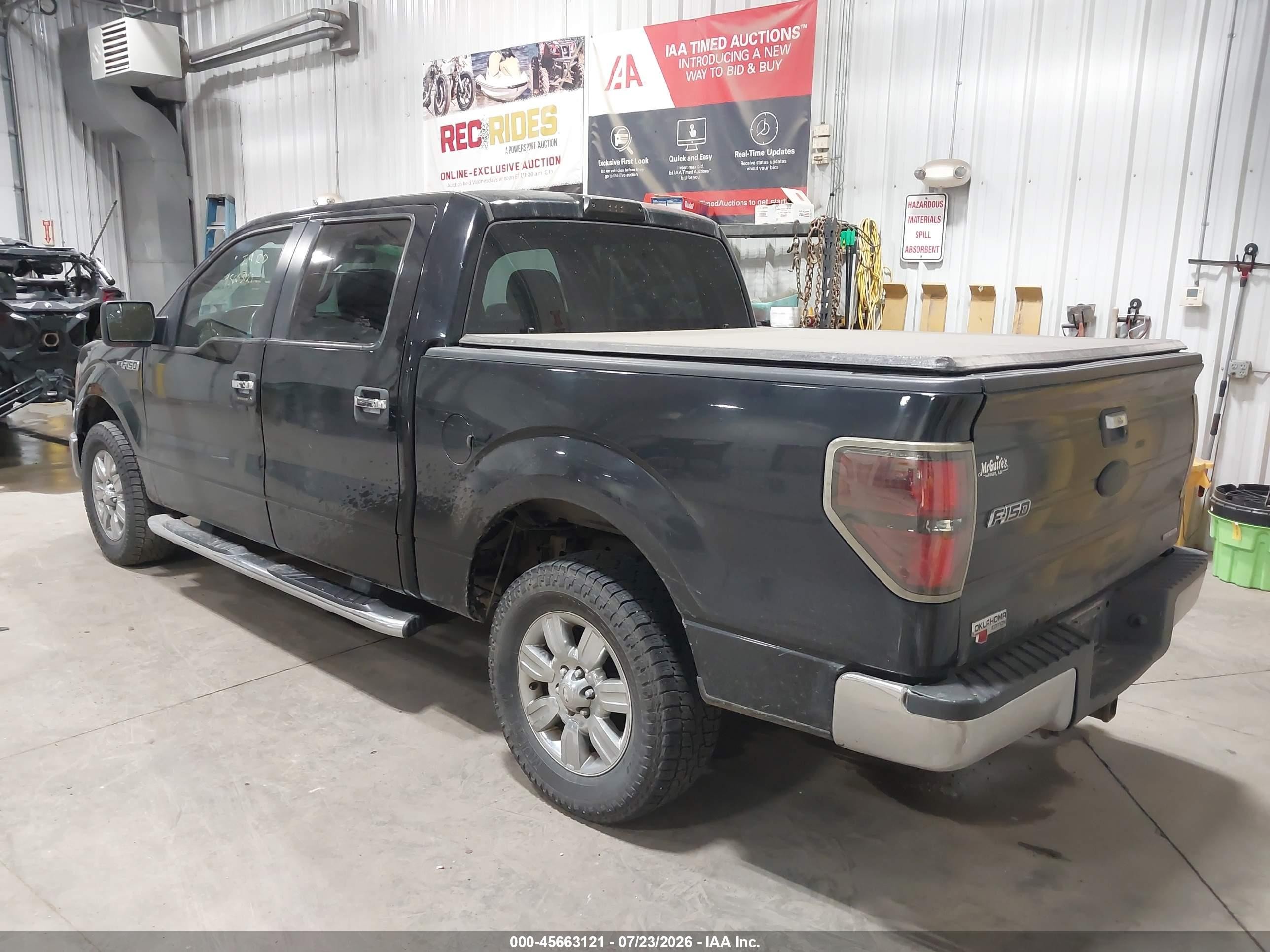 2011 Ford F-150 Xlt Black vin: 1FTFW1CF0BFC72594
