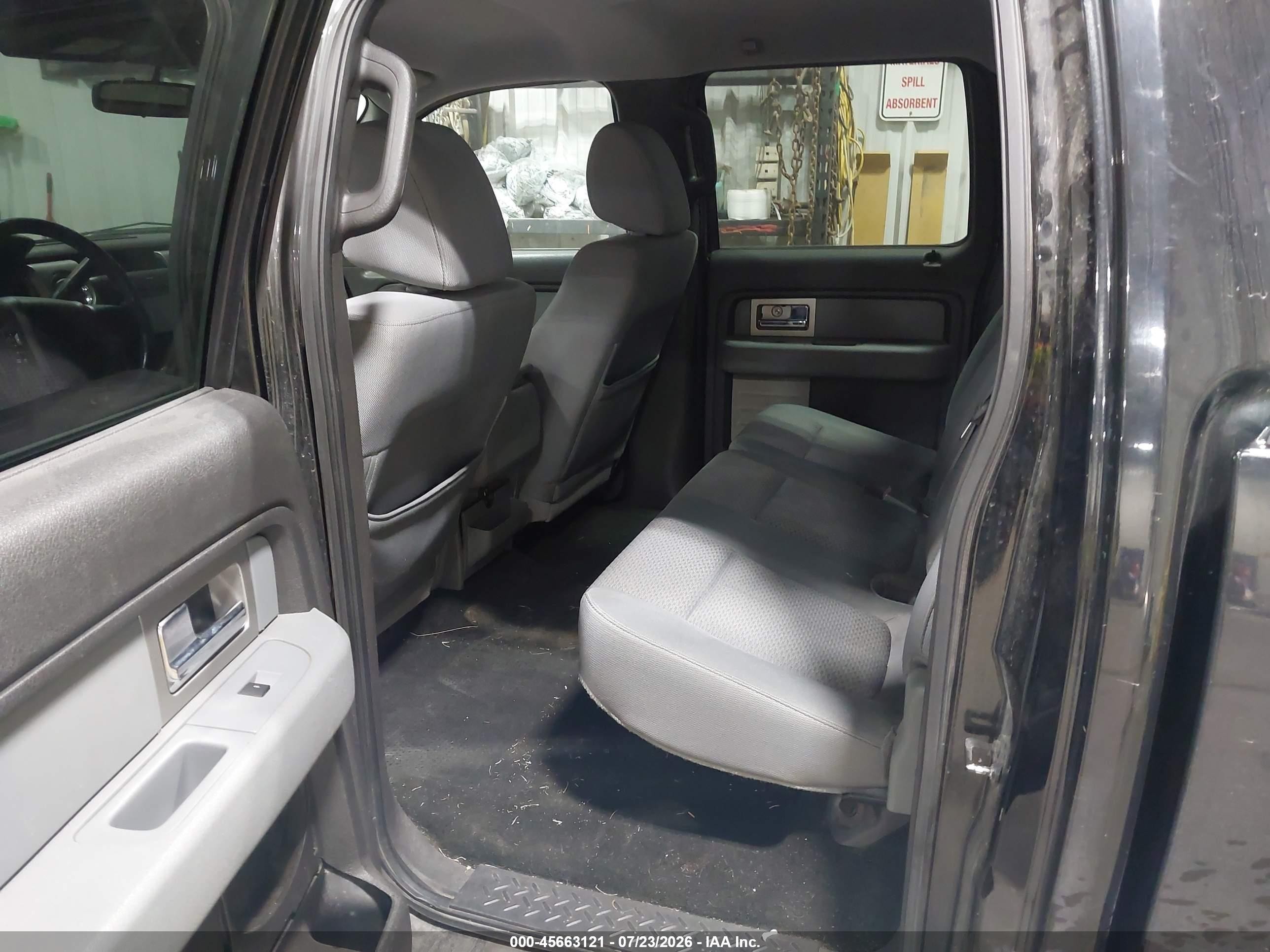 2011 Ford F-150 Xlt Black vin: 1FTFW1CF0BFC72594
