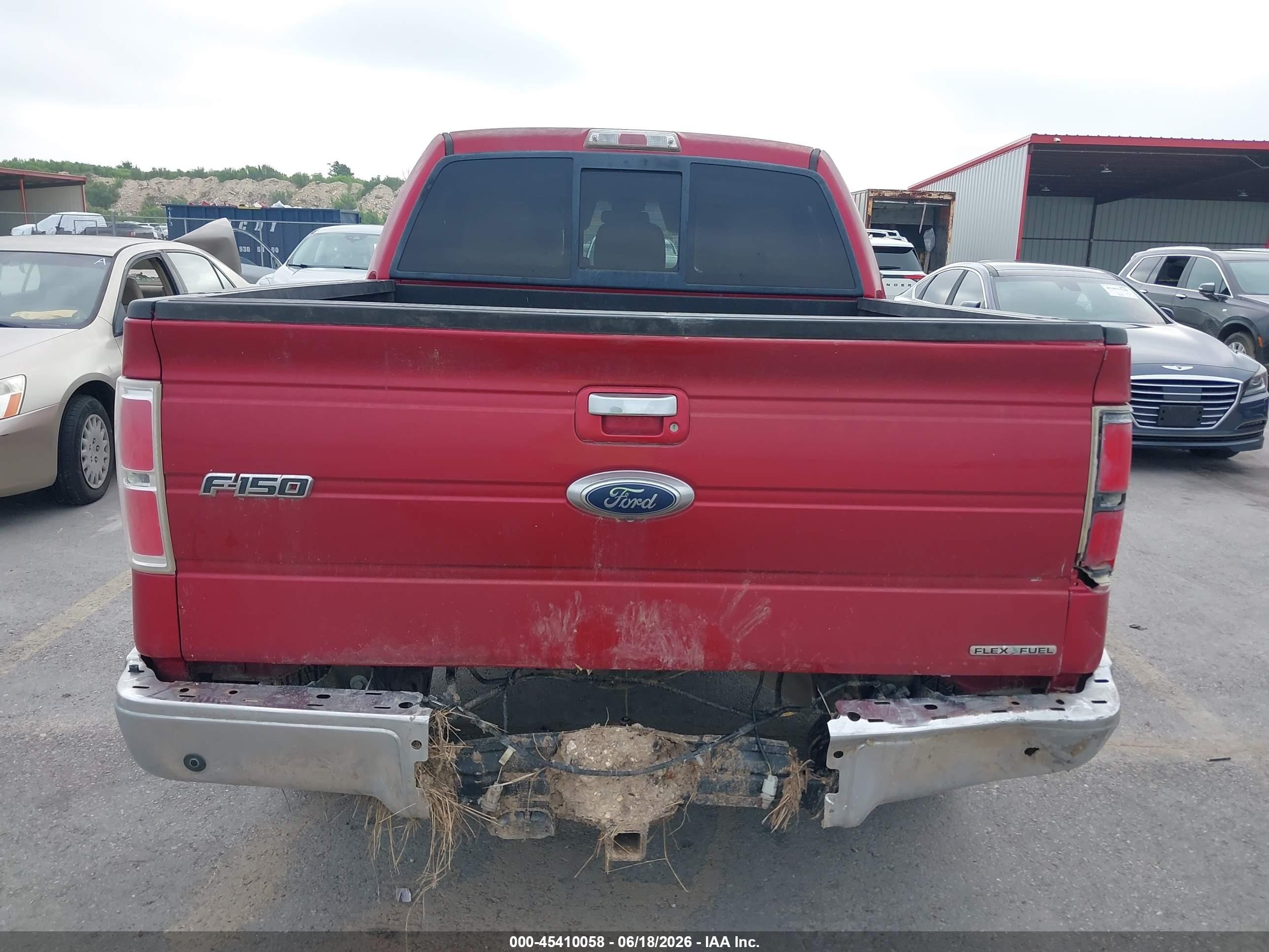 2011 Ford F-150 Lariat Red vin: 1FTFW1CF0BKD40769