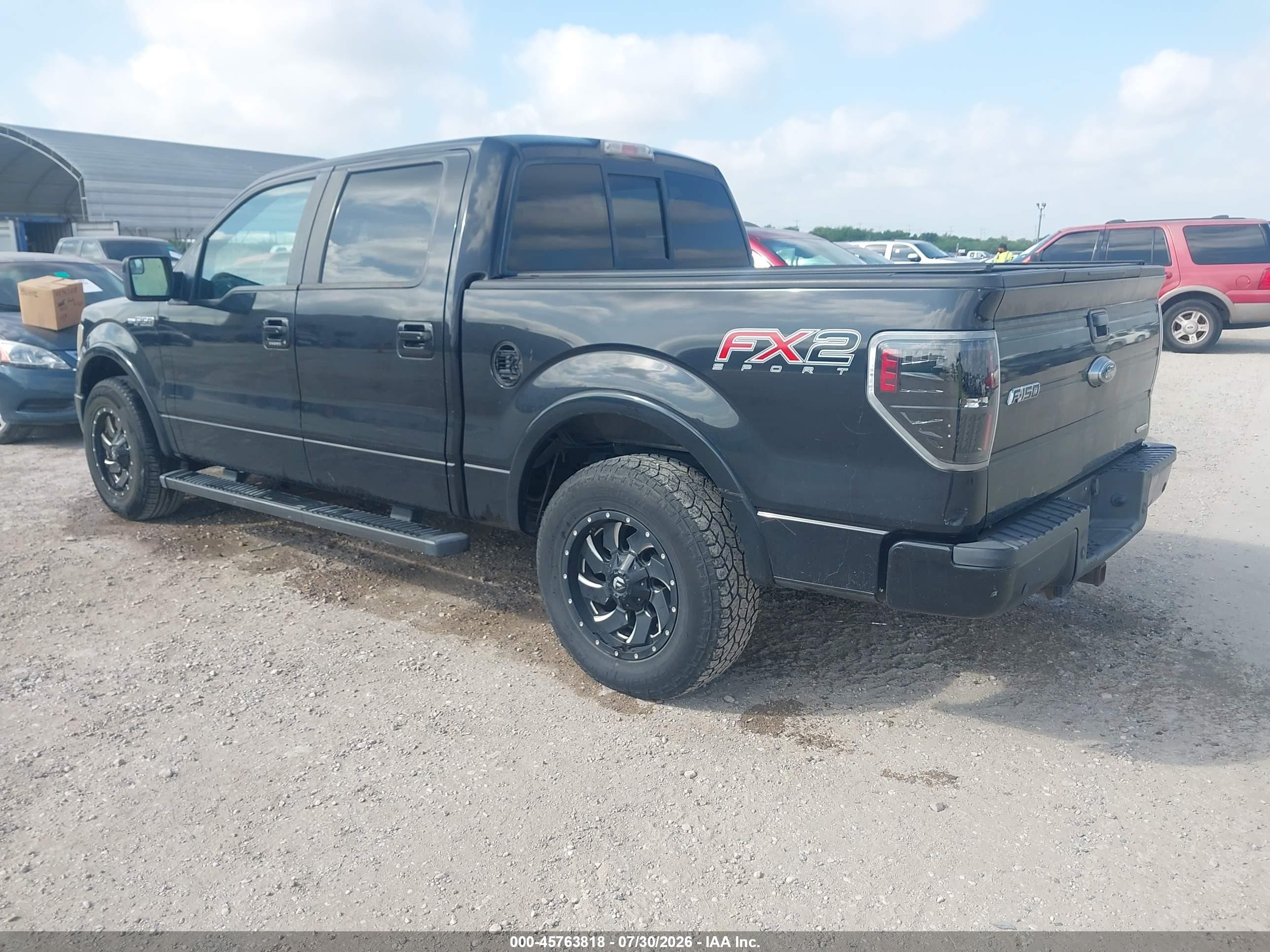 2012 Ford F-150 Fx2 Black vin: 1FTFW1CF0CFC55201