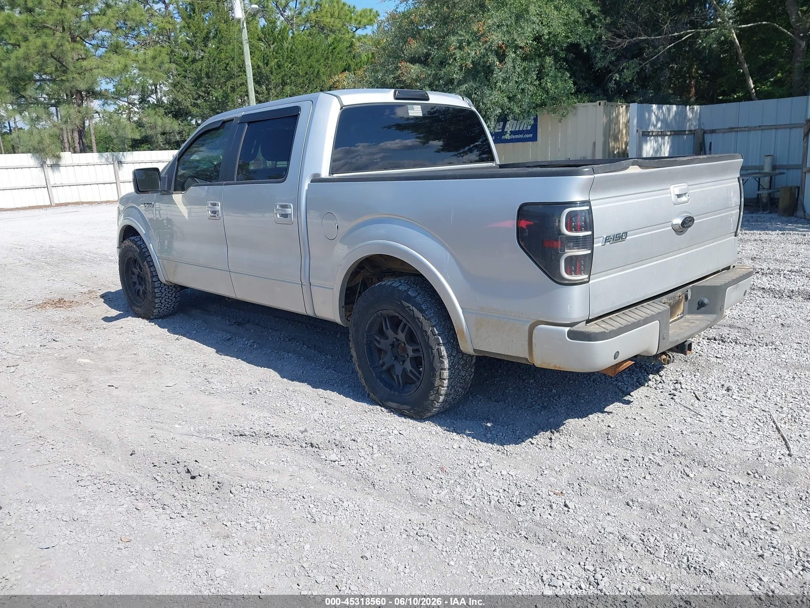 2012 Ford F-150 Fx2 Silver vin: 1FTFW1CF0CFC69504