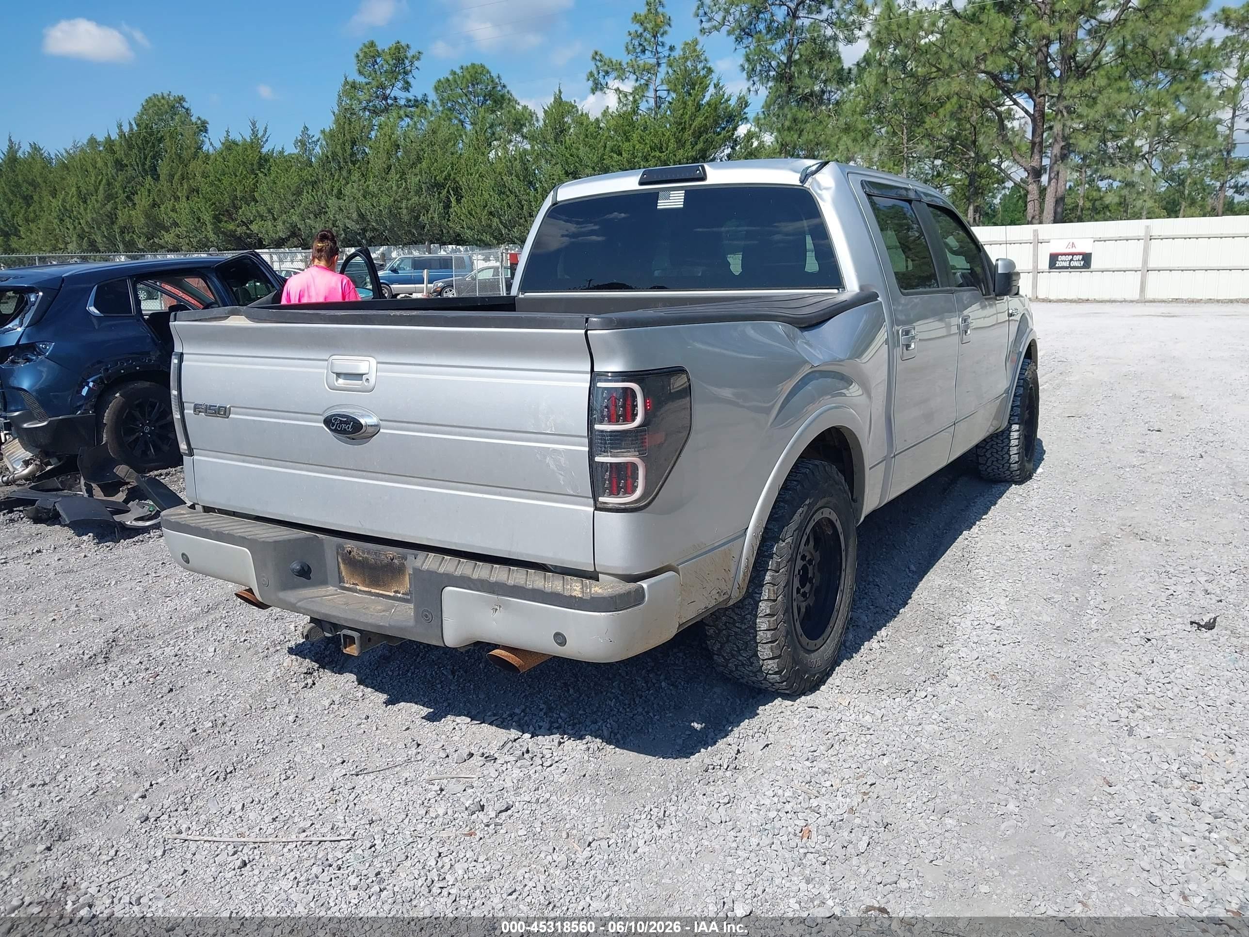 2012 Ford F-150 Fx2 Silver vin: 1FTFW1CF0CFC69504