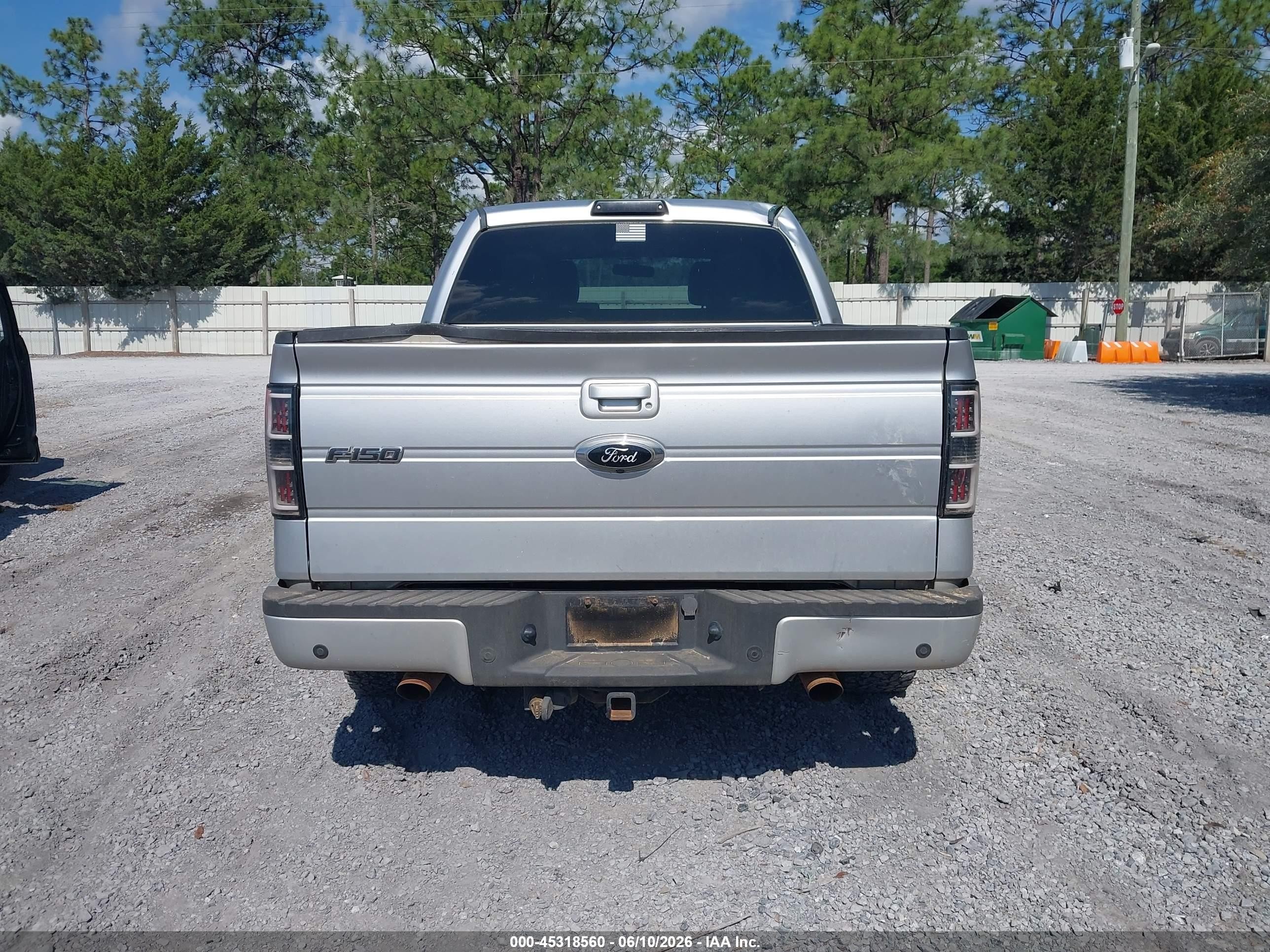 2012 Ford F-150 Fx2 Silver vin: 1FTFW1CF0CFC69504