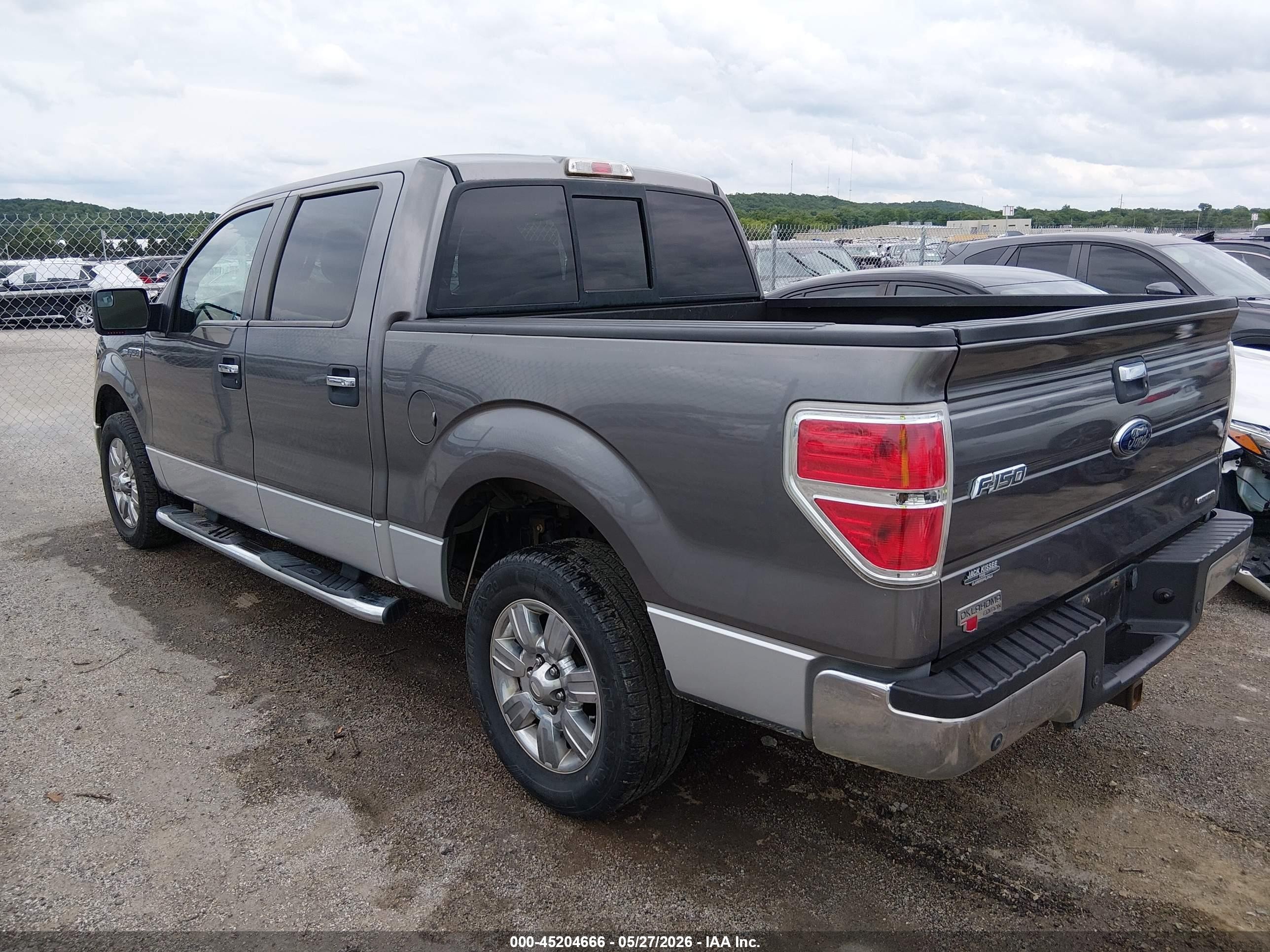 2012 Ford F-150 Xlt Gray vin: 1FTFW1CF0CFC95309