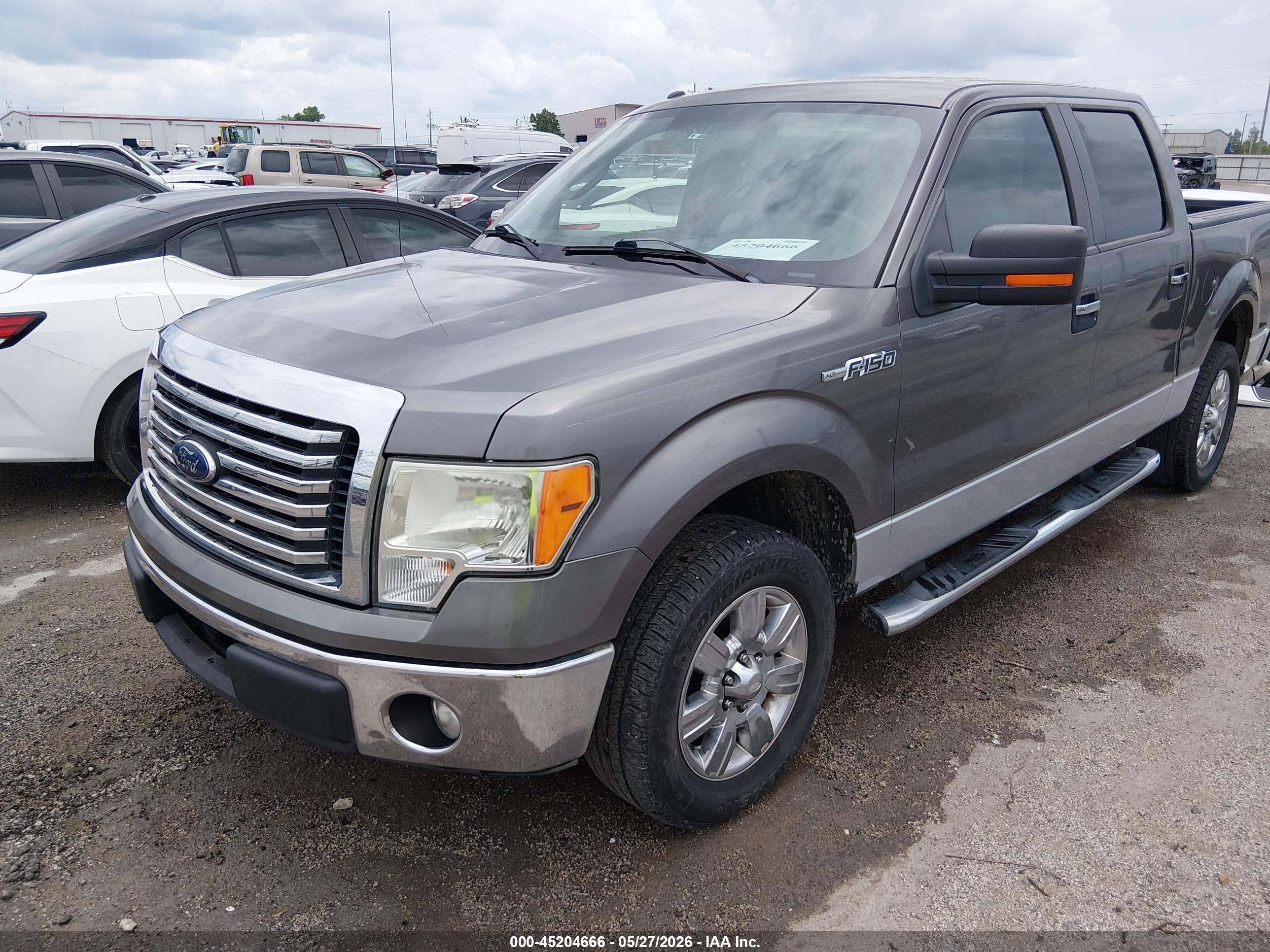 2012 Ford F-150 Xlt Gray vin: 1FTFW1CF0CFC95309