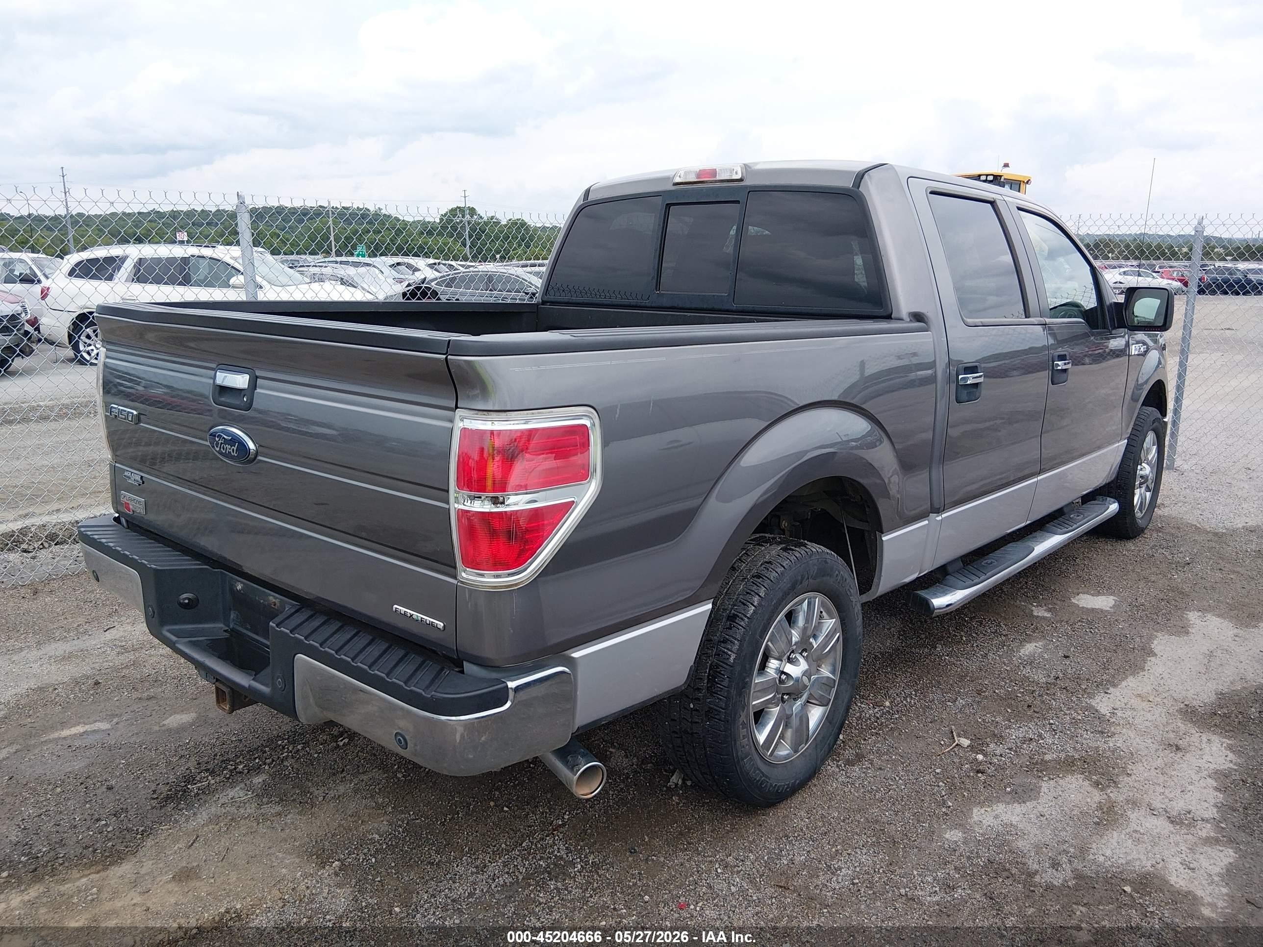 2012 Ford F-150 Xlt Gray vin: 1FTFW1CF0CFC95309