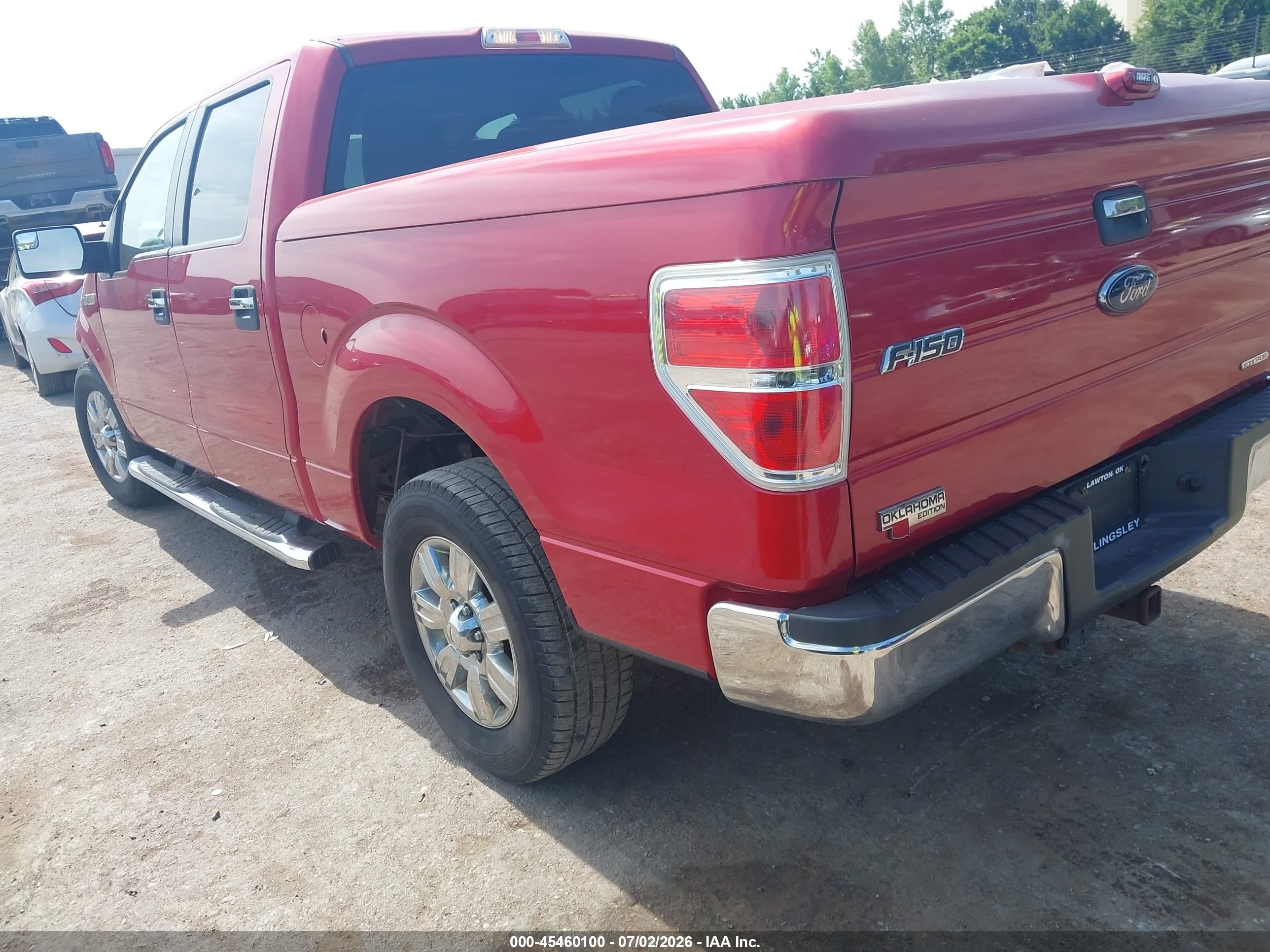 2012 Ford F-150 Fx2/king Ranch/lariat/platinum/xl/xlt Red vin: 1FTFW1CF0CKE33387