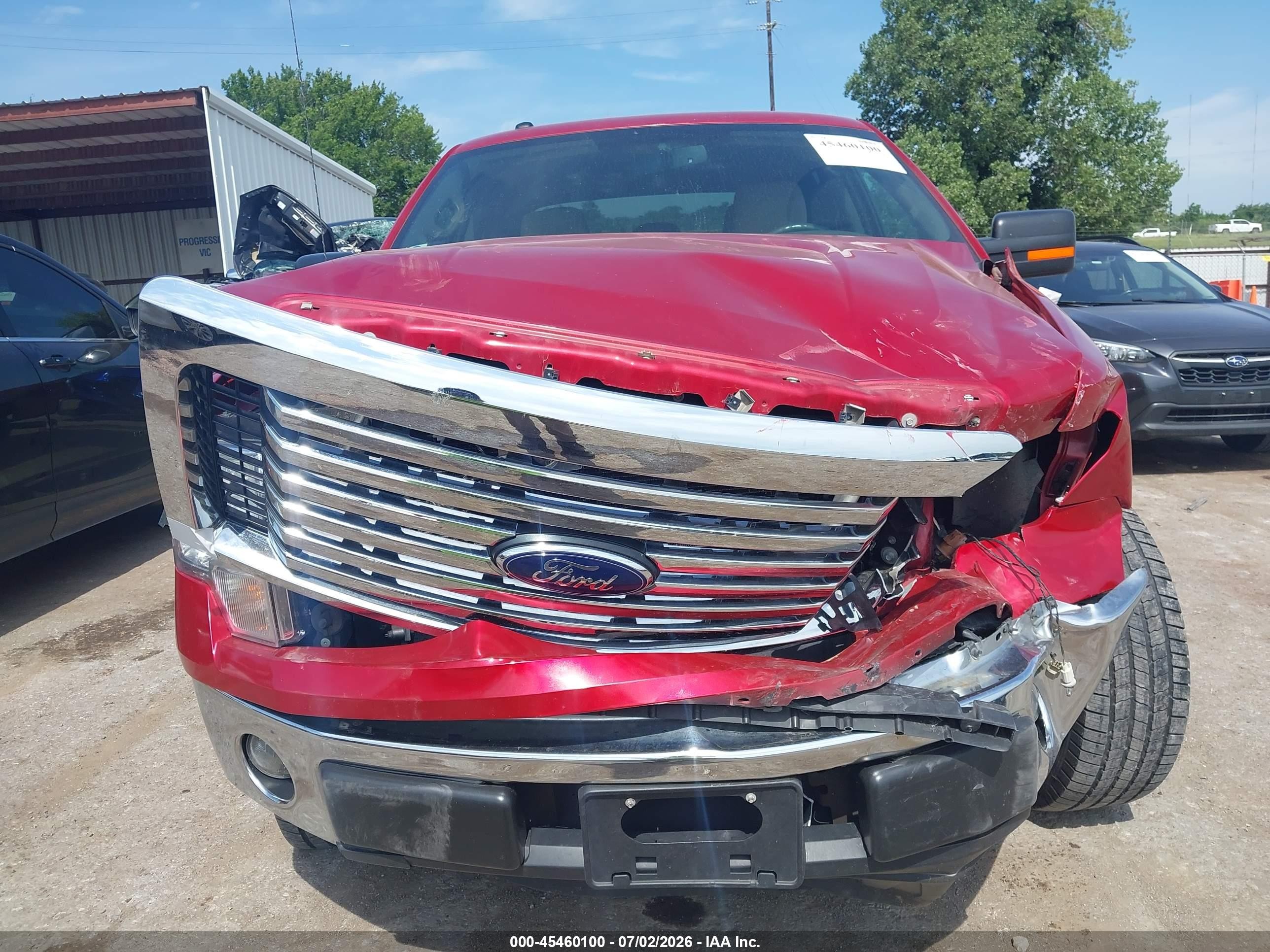 2012 Ford F-150 Fx2/king Ranch/lariat/platinum/xl/xlt Red vin: 1FTFW1CF0CKE33387