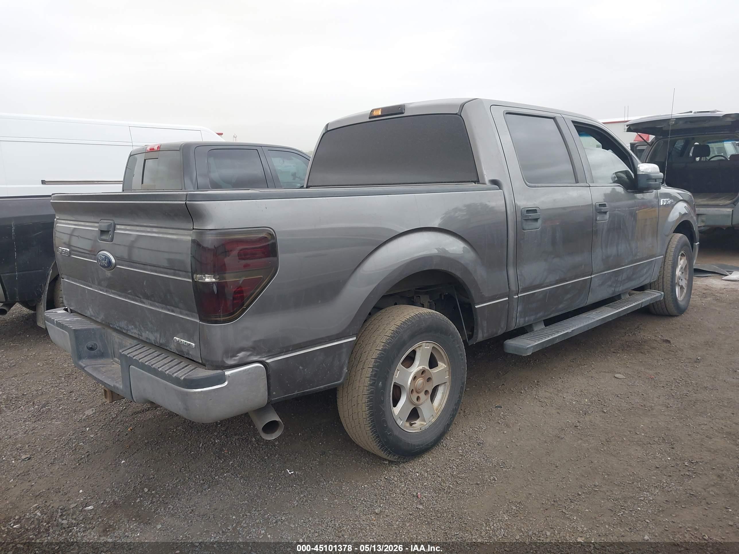 2013 Ford F-150 Xlt Gray vin: 1FTFW1CF0DFC20238