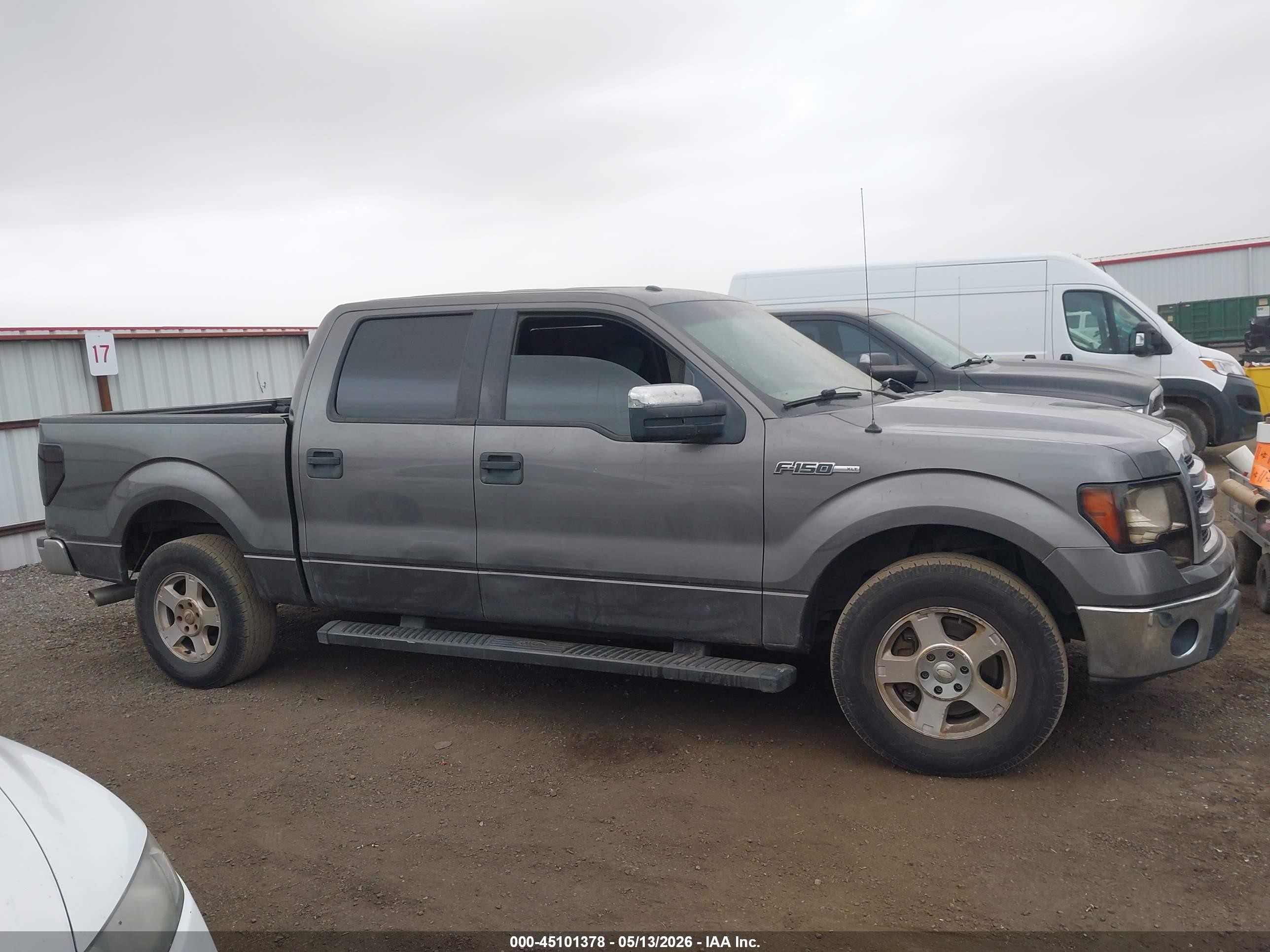 2013 Ford F-150 Xlt Gray vin: 1FTFW1CF0DFC20238