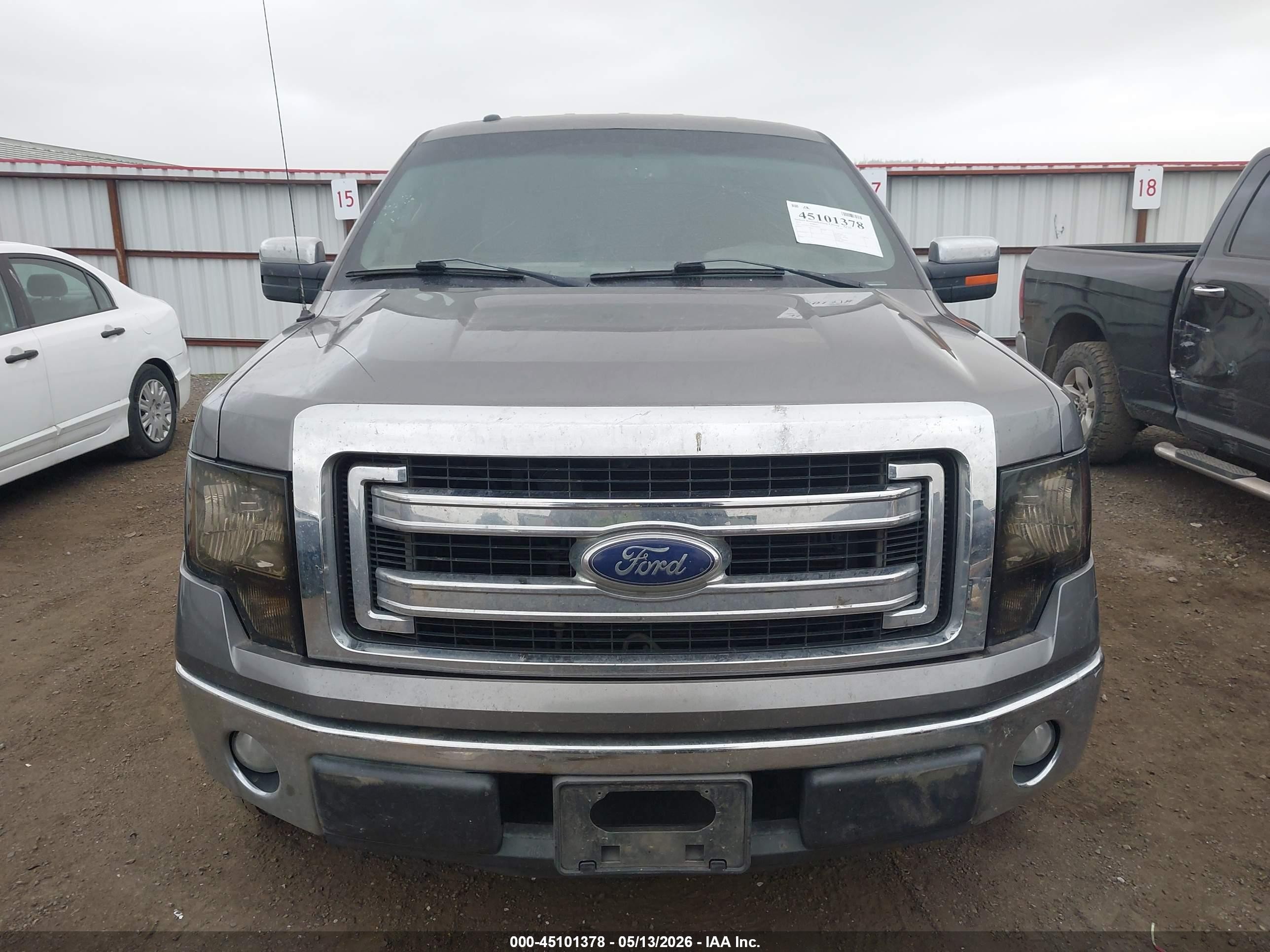 2013 Ford F-150 Xlt Gray vin: 1FTFW1CF0DFC20238