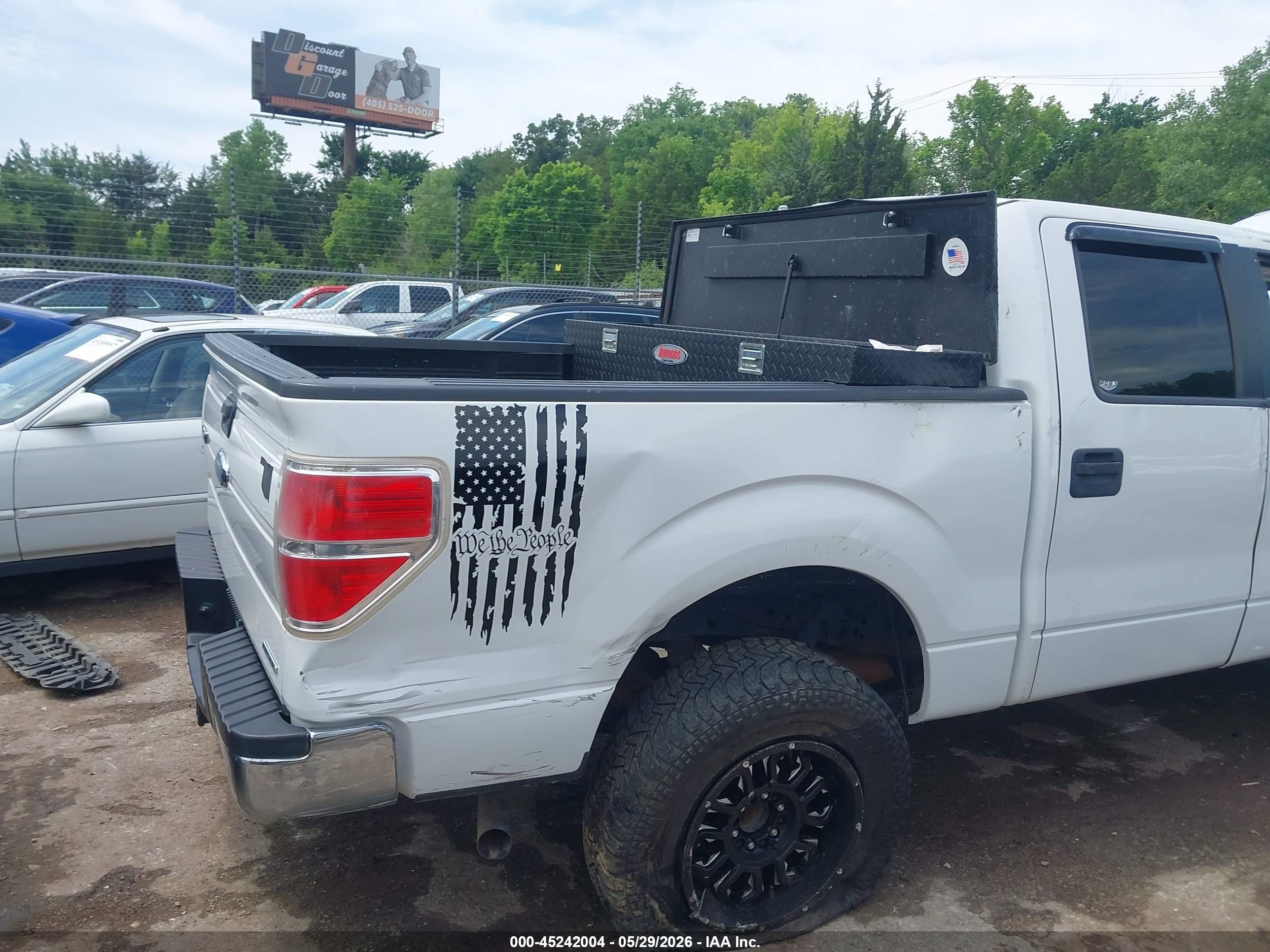 2013 Ford F-150 Xlt White vin: 1FTFW1CF0DFD49659