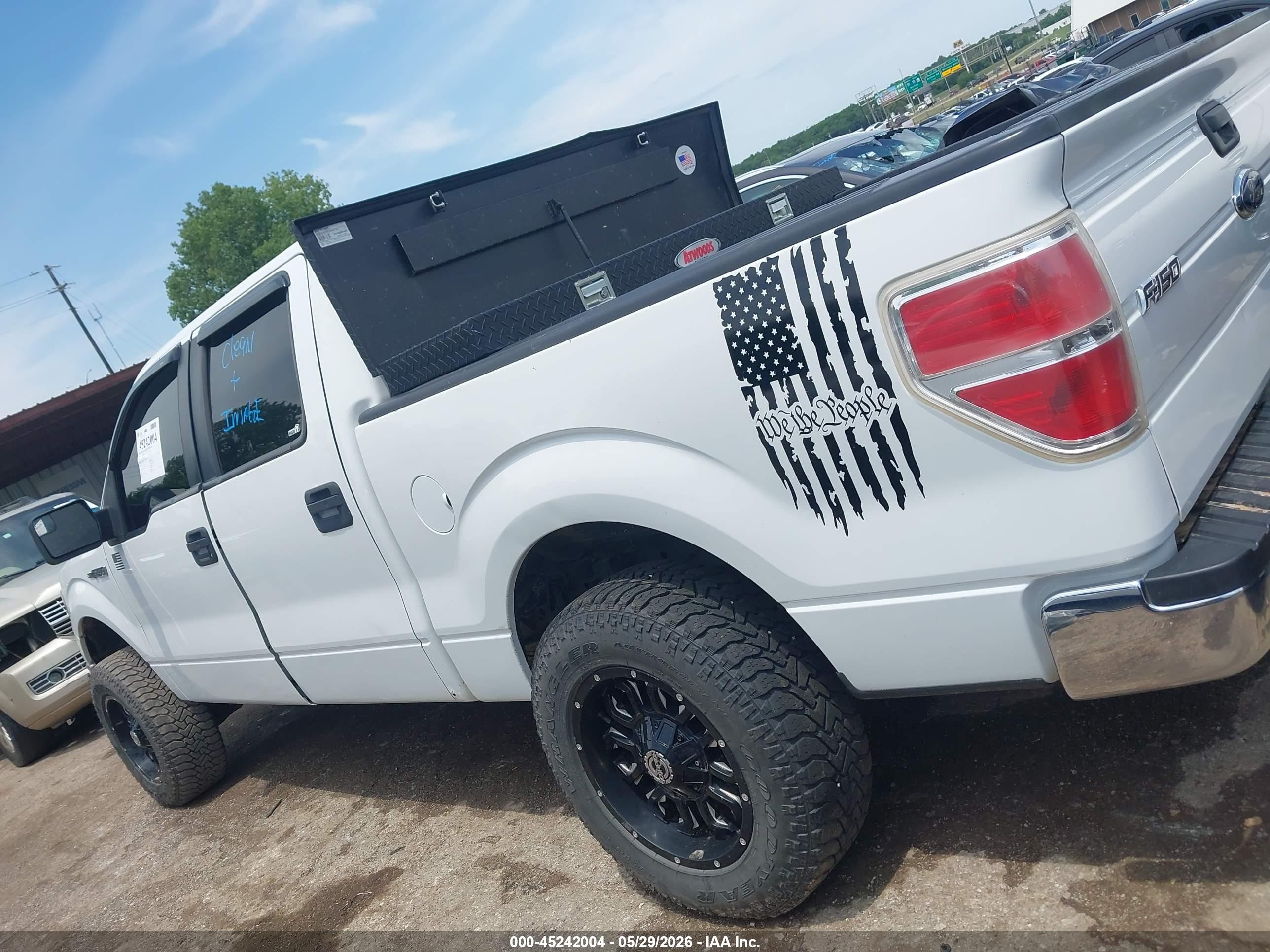 2013 Ford F-150 Xlt White vin: 1FTFW1CF0DFD49659