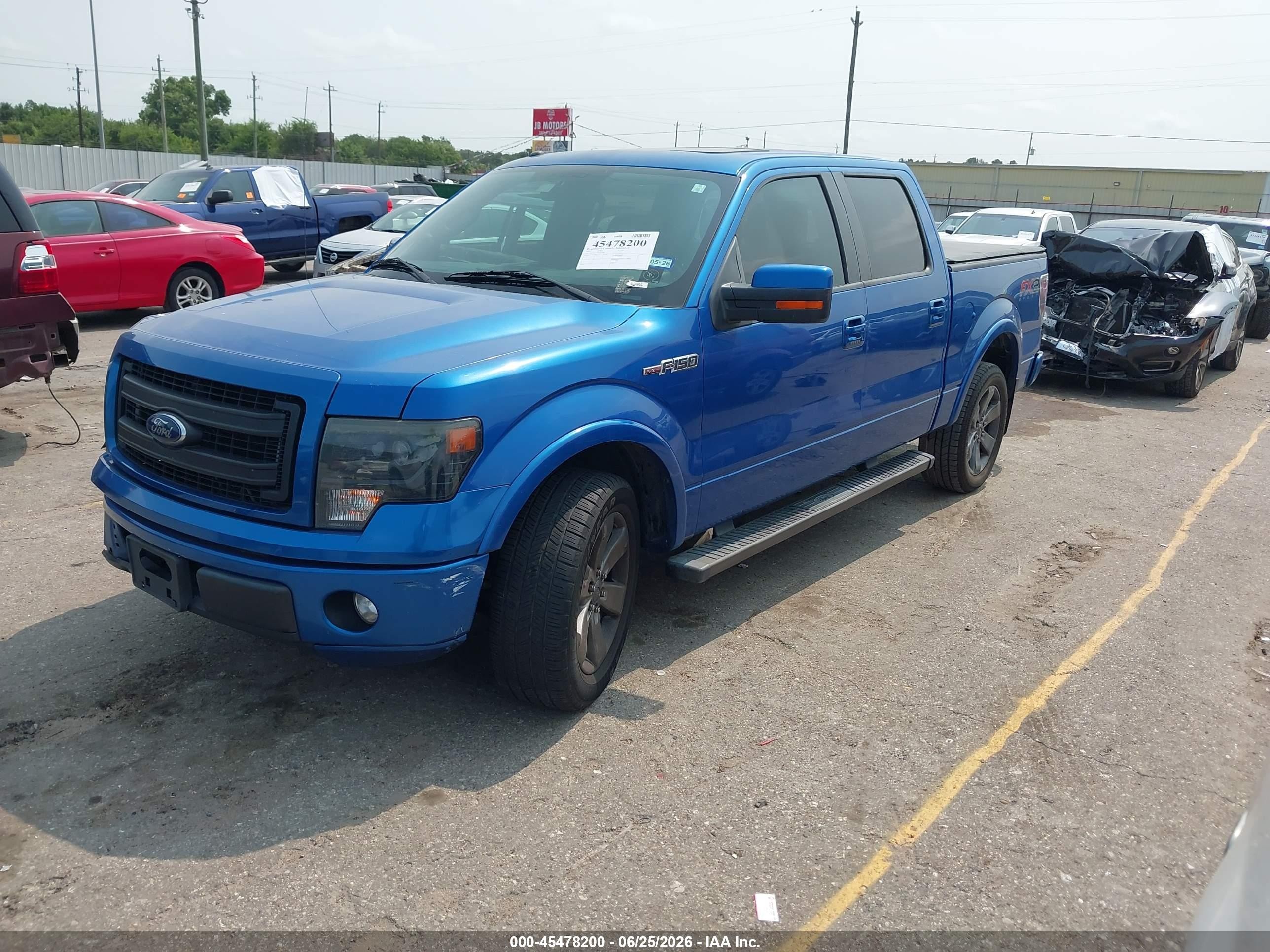2013 Ford F-150 Fx2 Blue vin: 1FTFW1CF0DKD23294