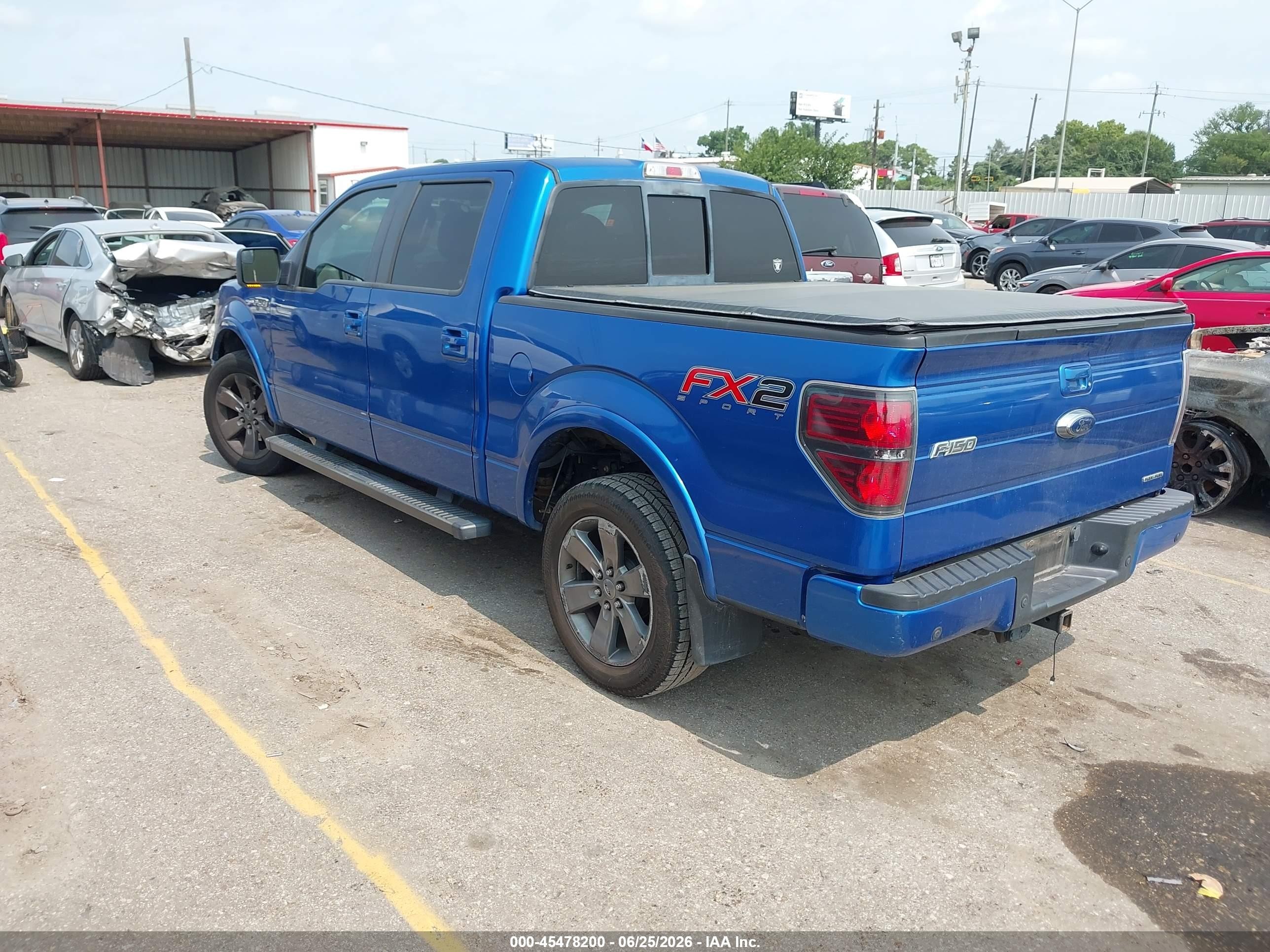 2013 Ford F-150 Fx2 Blue vin: 1FTFW1CF0DKD23294