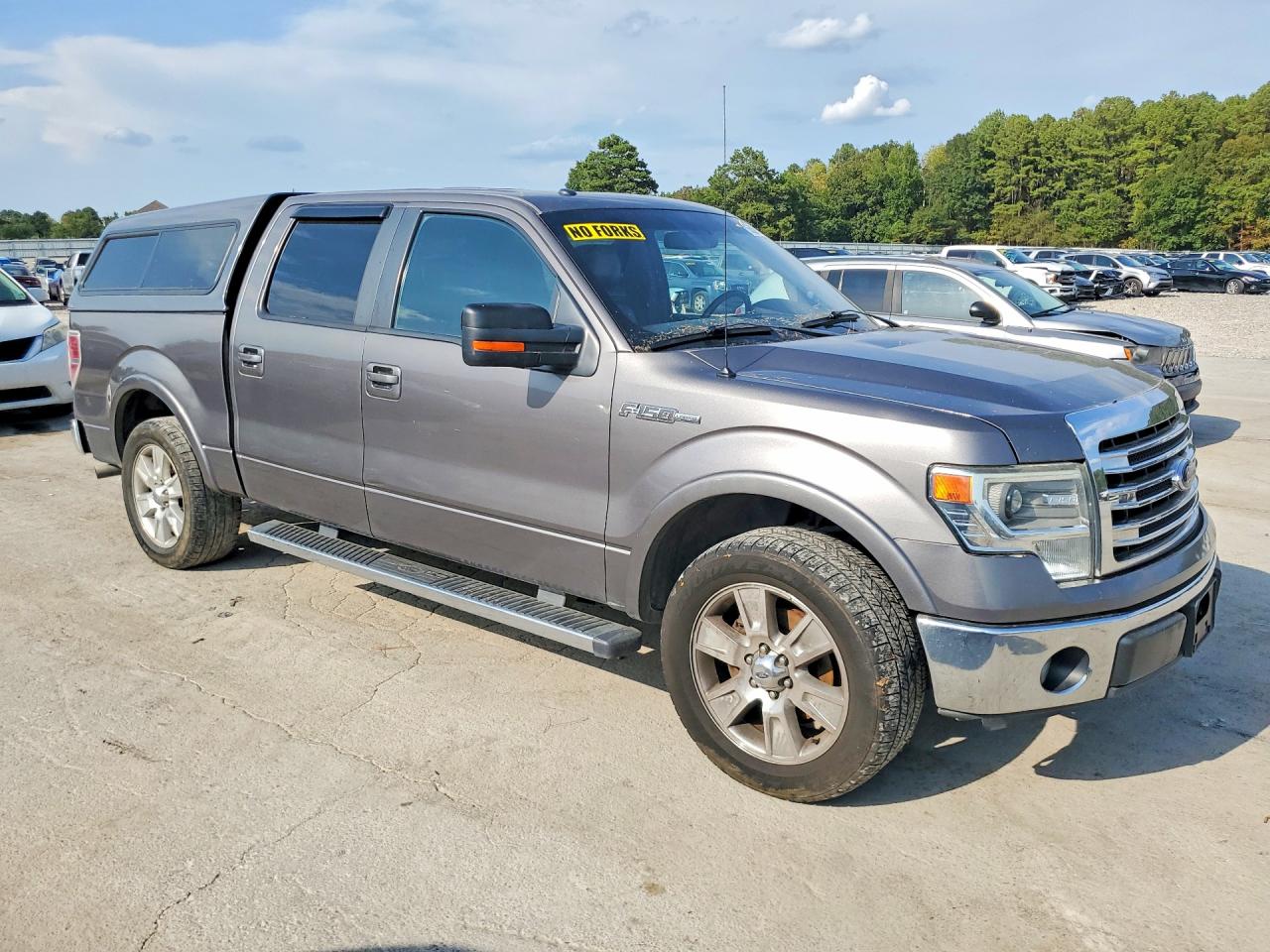 2013 Ford F150 Supercrew Gray vin: 1FTFW1CF0DKE90822