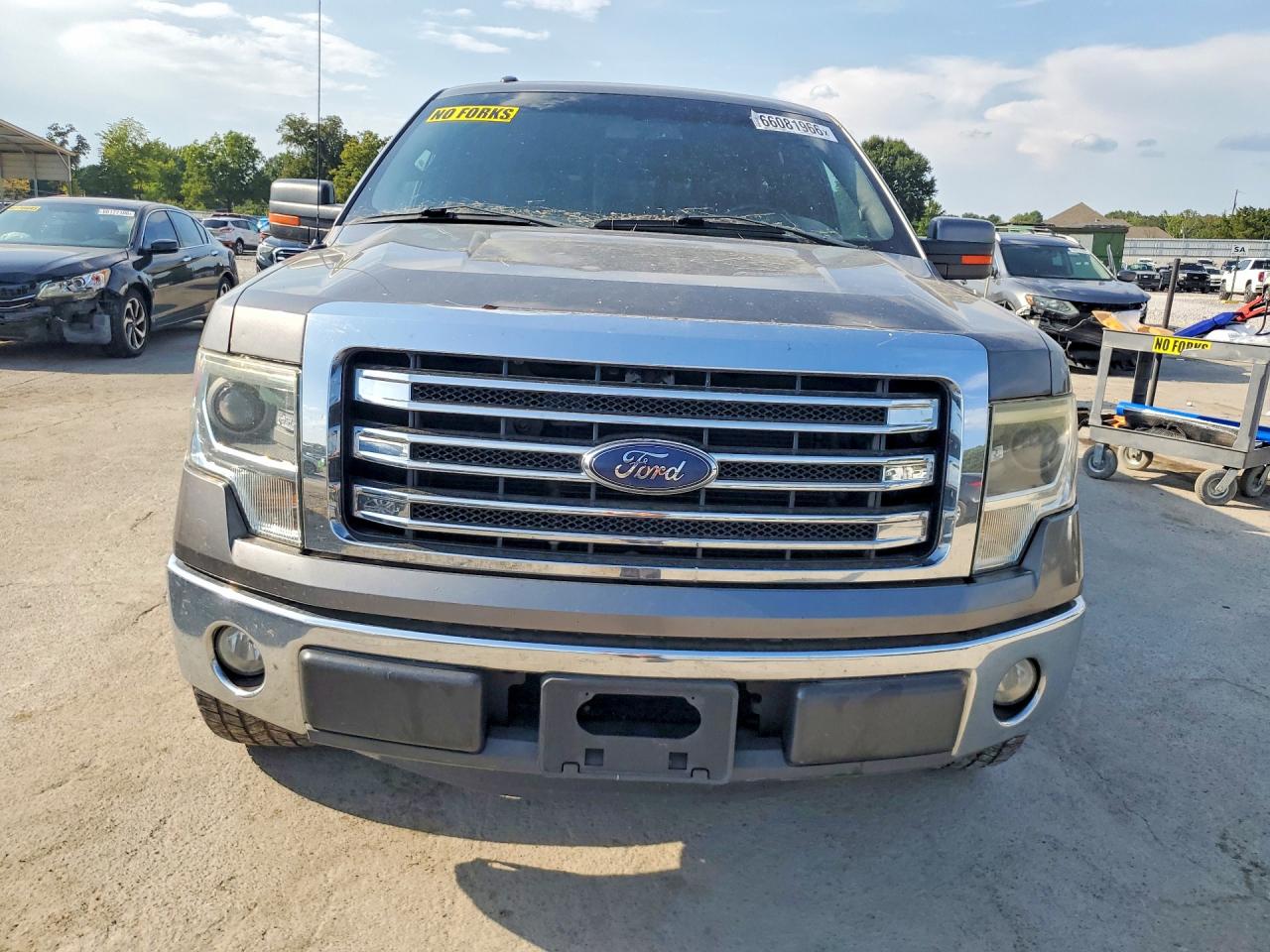 2013 Ford F150 Supercrew Gray vin: 1FTFW1CF0DKE90822