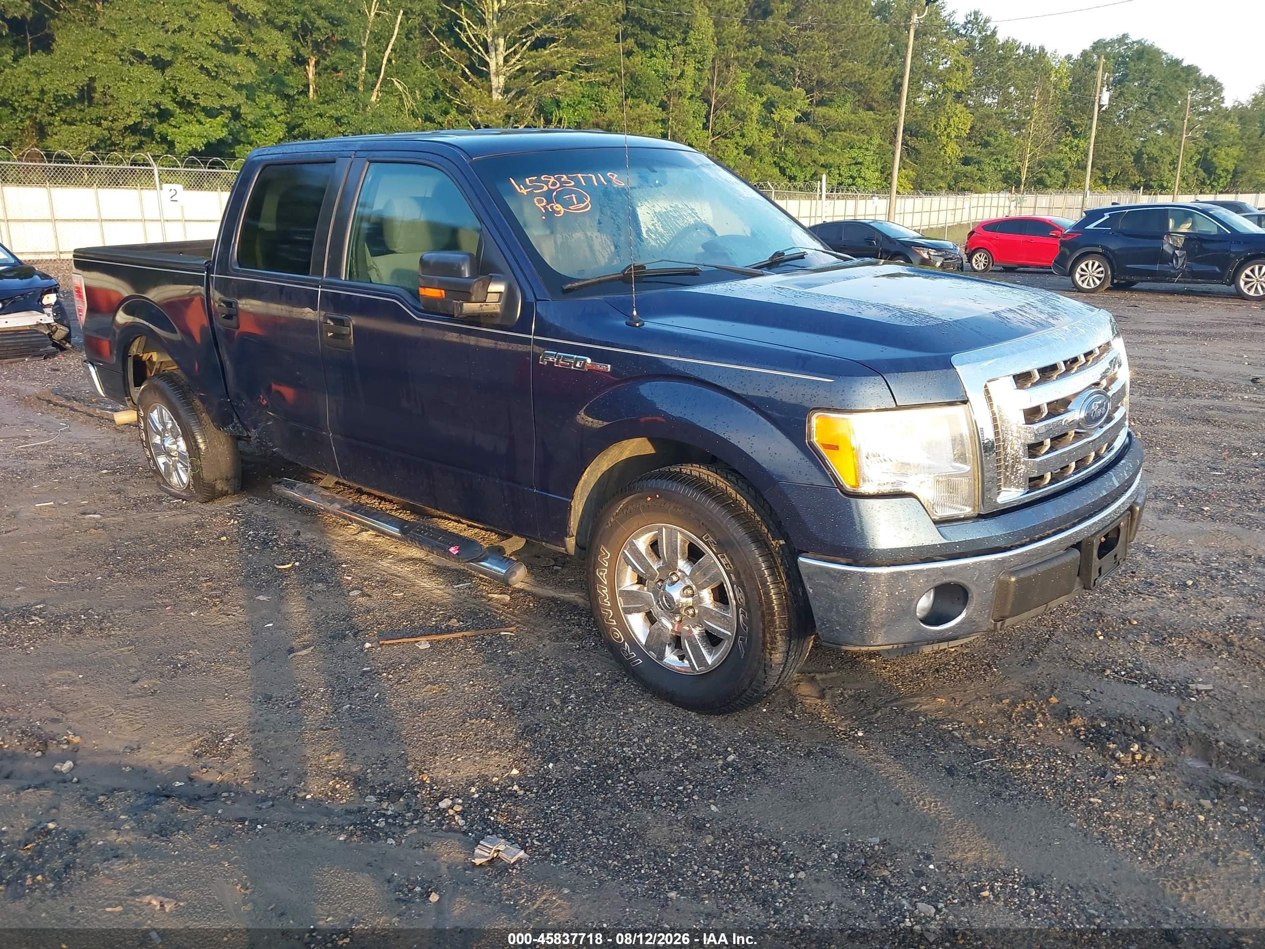 2013 Ford F-150 Xlt Blue vin: 1FTFW1CF0DKE94403