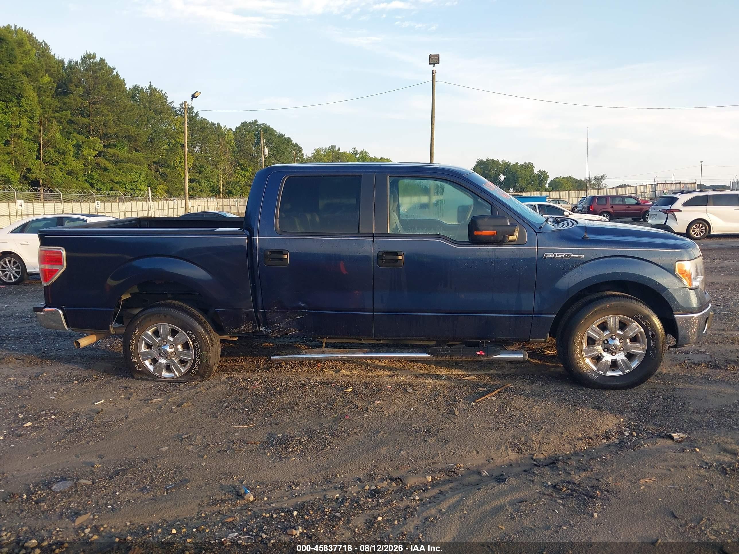 2013 Ford F-150 Xlt Blue vin: 1FTFW1CF0DKE94403