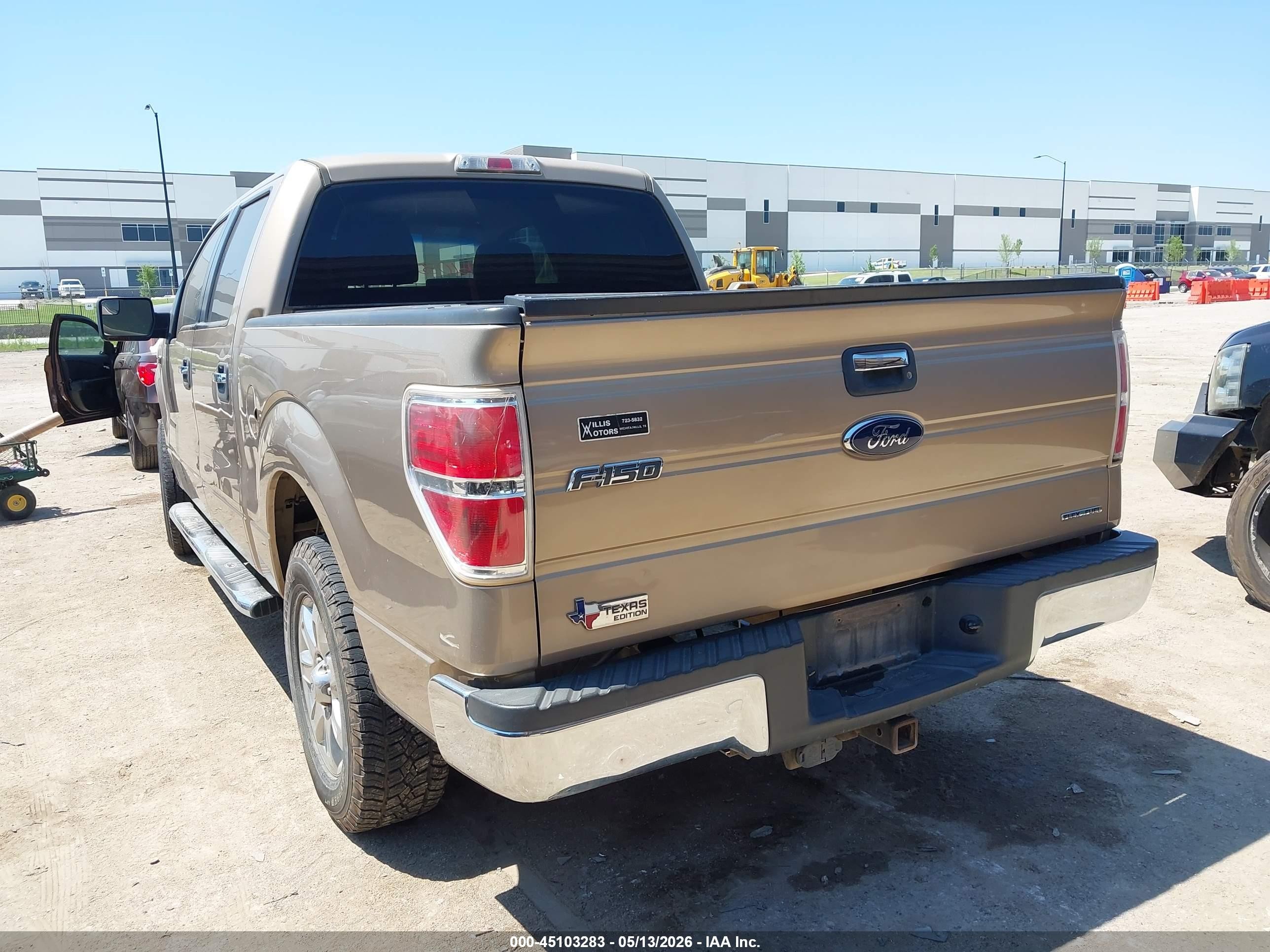 2013 Ford F-150 Xlt Tan vin: 1FTFW1CF0DKE97009
