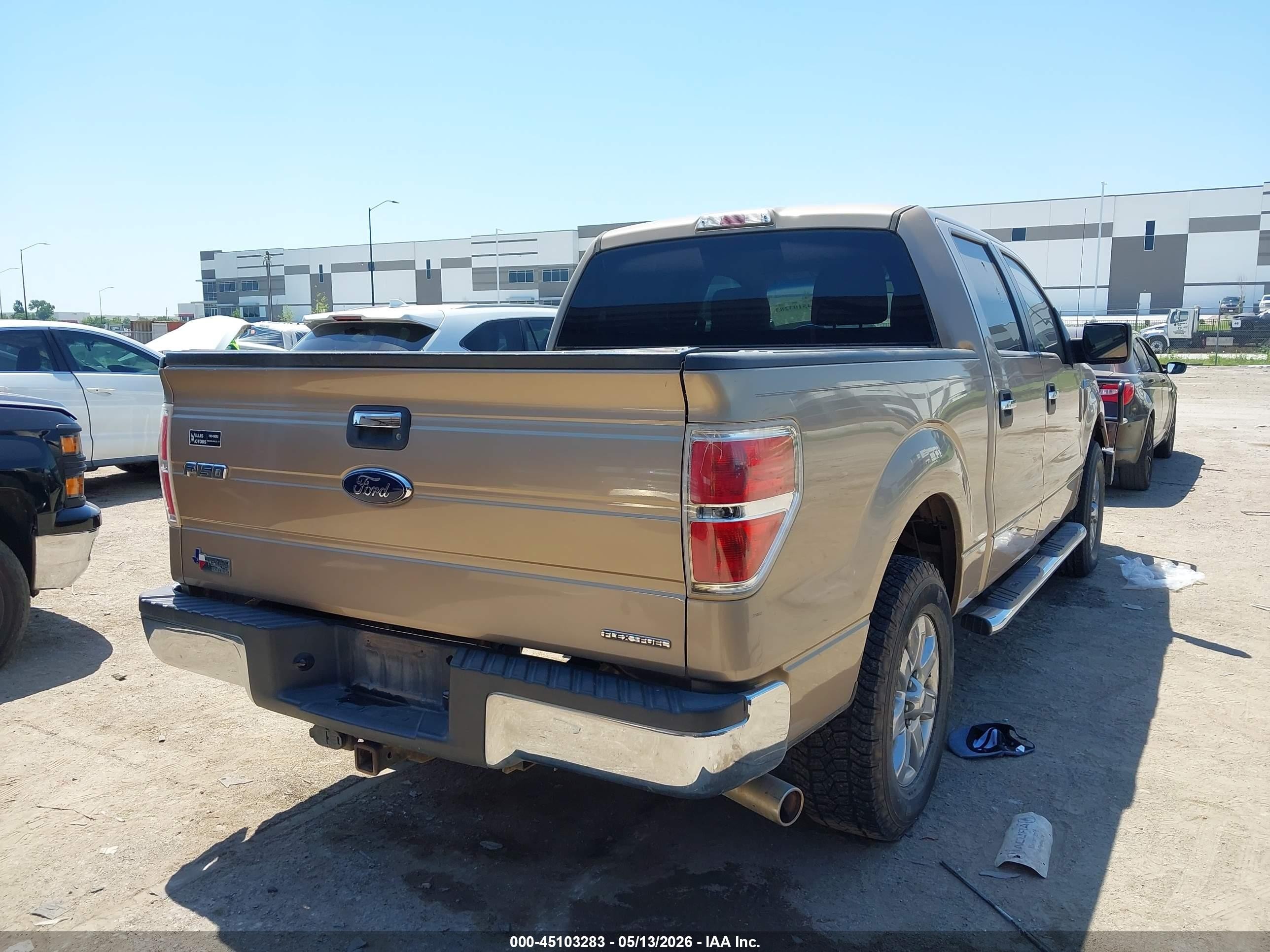 2013 Ford F-150 Xlt Tan vin: 1FTFW1CF0DKE97009