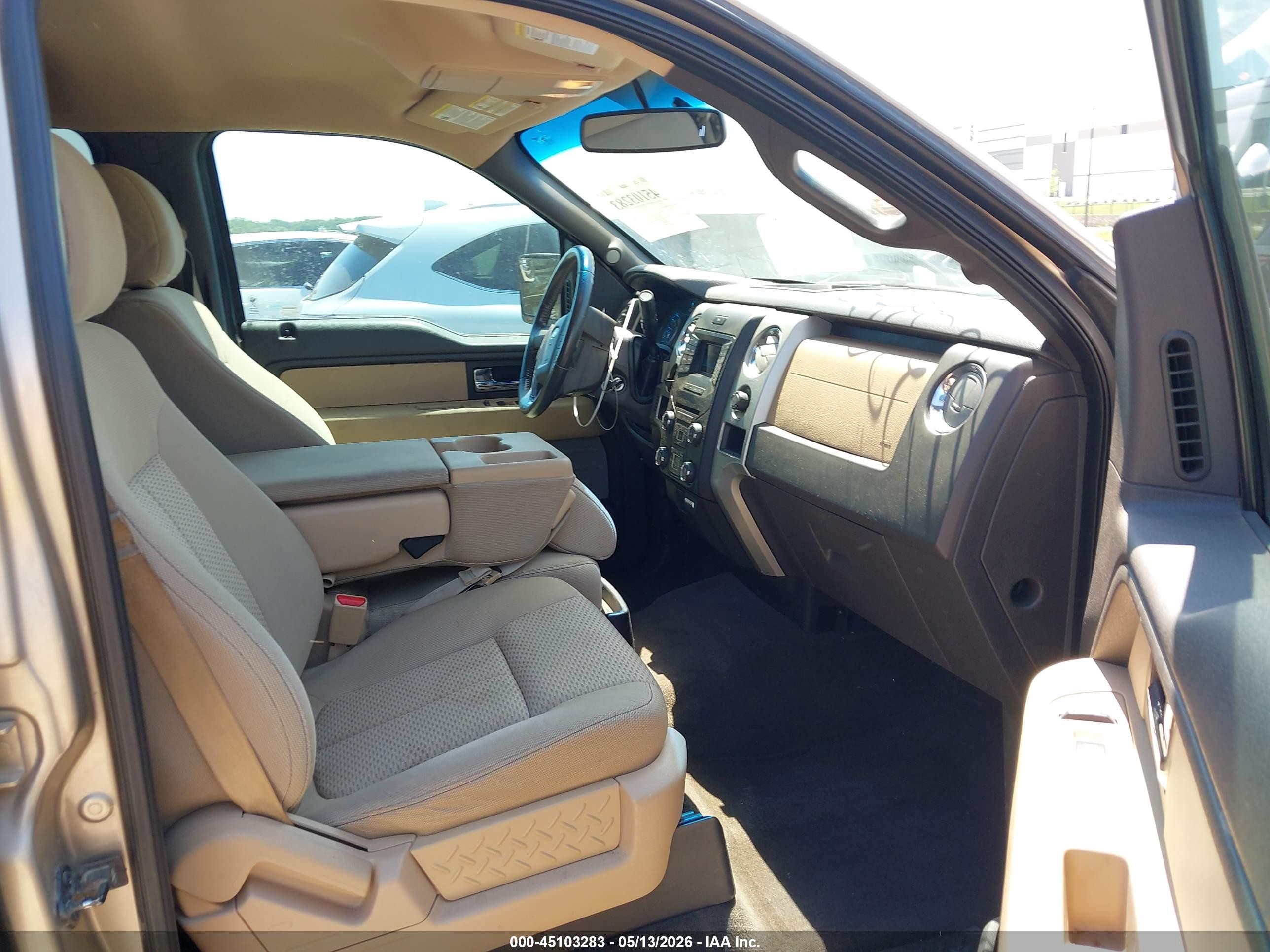 2013 Ford F-150 Xlt Tan vin: 1FTFW1CF0DKE97009