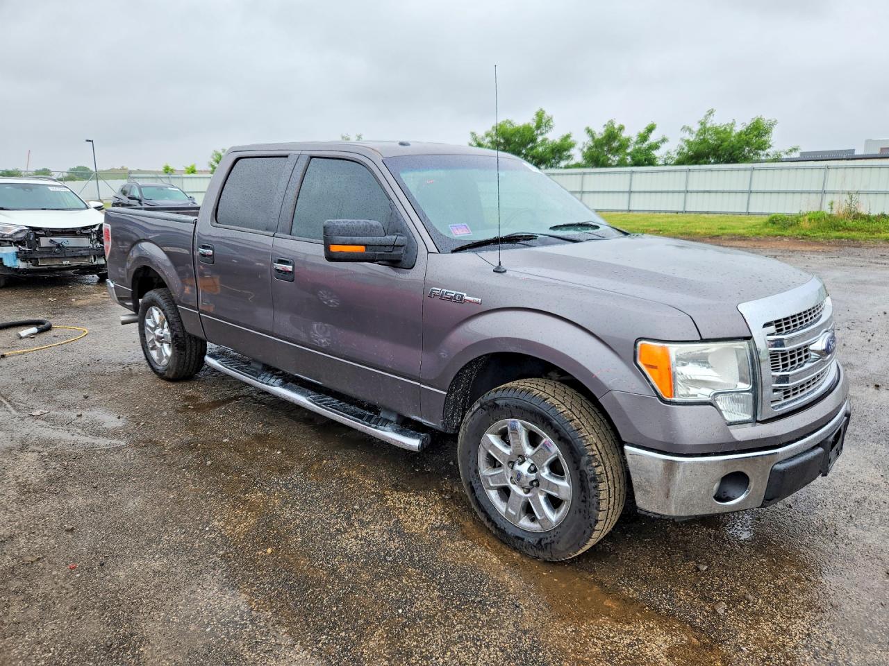 2013 Ford F150 Supercrew Gray vin: 1FTFW1CF0DKF37248