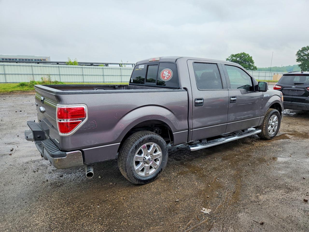 2013 Ford F150 Supercrew Gray vin: 1FTFW1CF0DKF37248