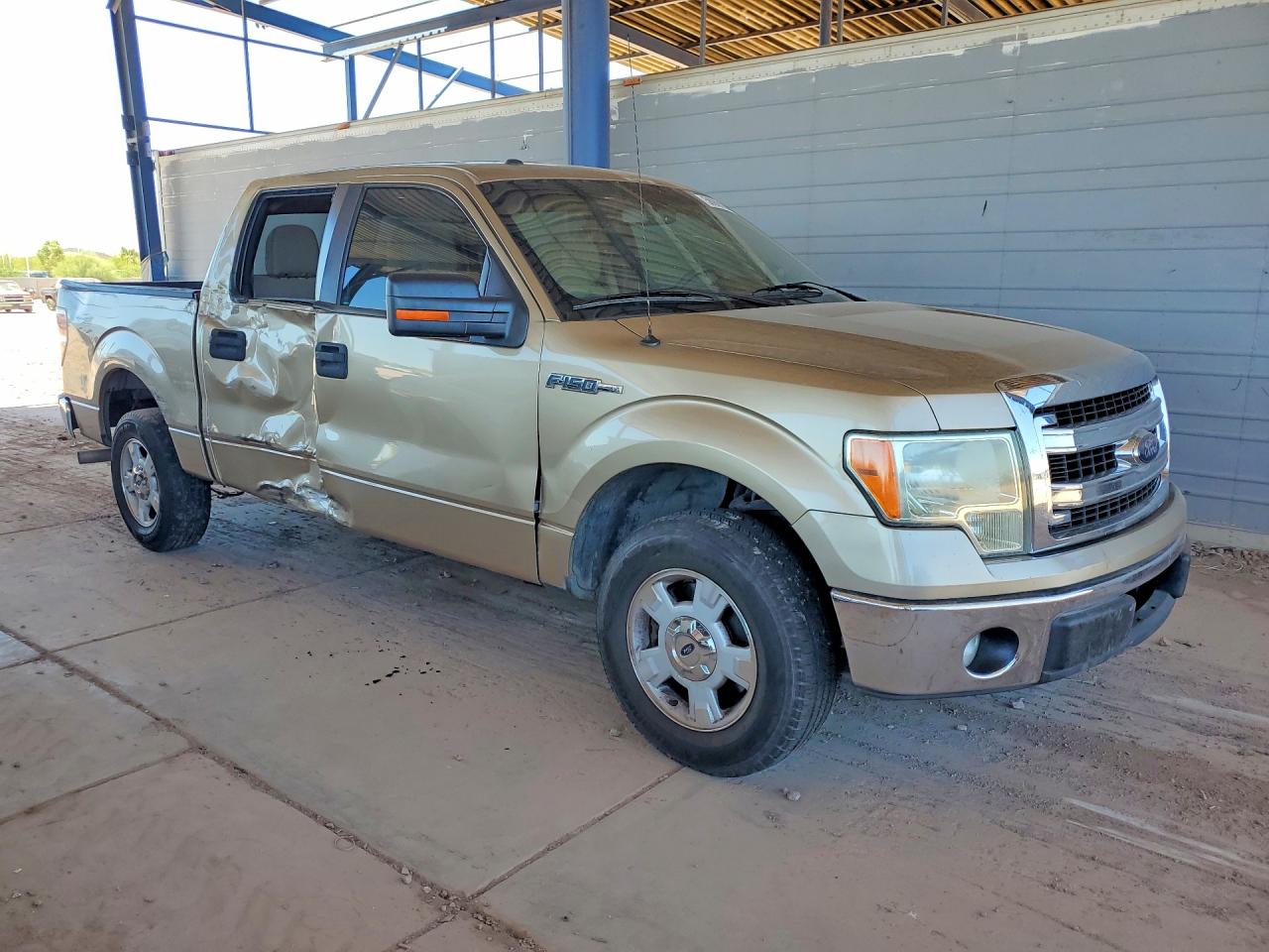 2014 Ford F150 Beige vin: 1FTFW1CF0EKE33005
