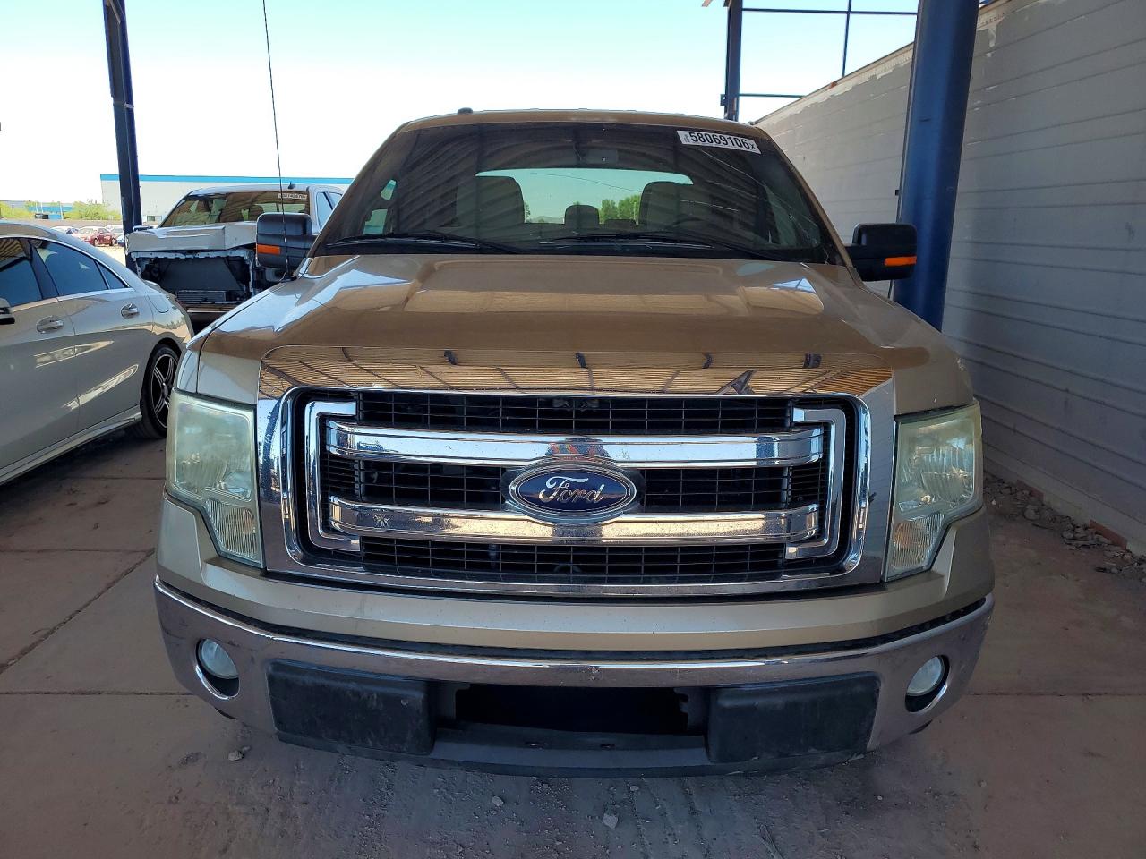 2014 Ford F150 Beige vin: 1FTFW1CF0EKE33005