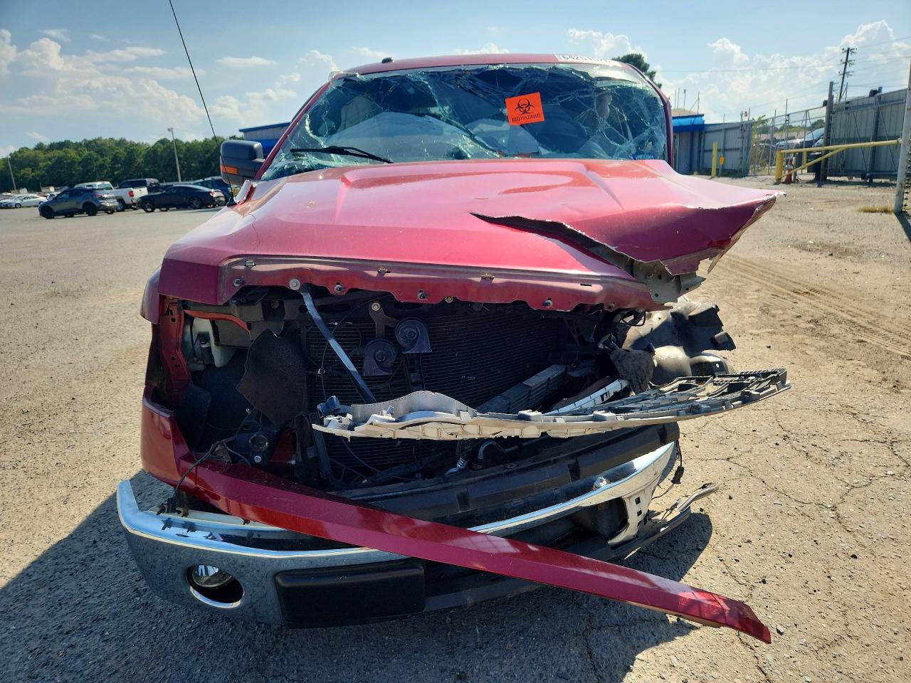 2014 Ford F150 Supercrew Red vin: 1FTFW1CF0EKF78447