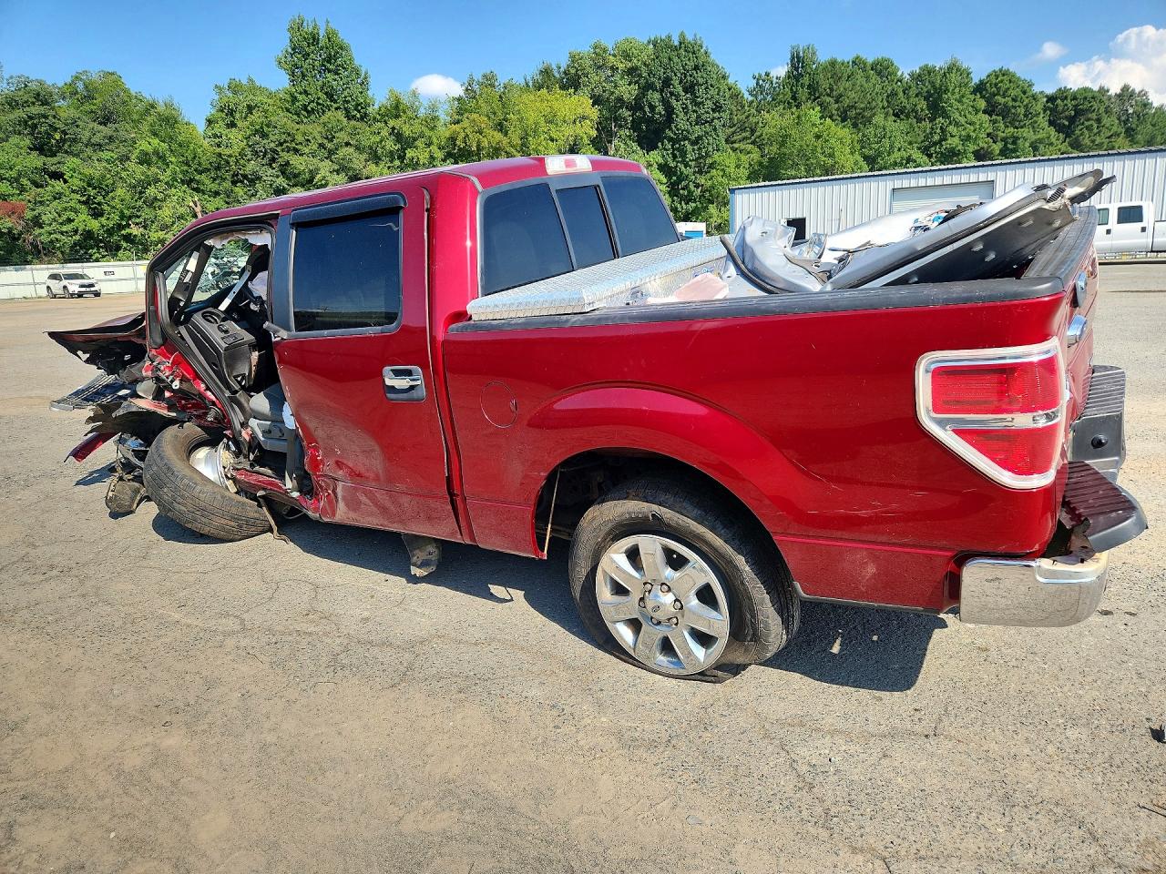 2014 Ford F150 Supercrew Red vin: 1FTFW1CF0EKF78447