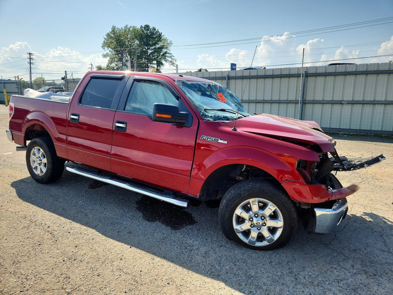 2014 Ford F150 Supercrew Red vin: 1FTFW1CF0EKF78447