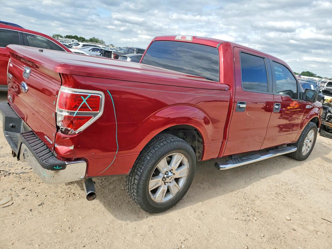 2014 Ford F150 Supercrew Red vin: 1FTFW1CF0EKG20096