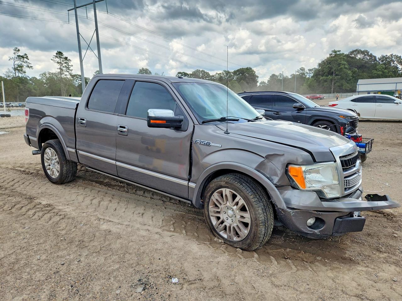 2011 Ford F150 Supercrew Gray vin: 1FTFW1CF1BFB54666