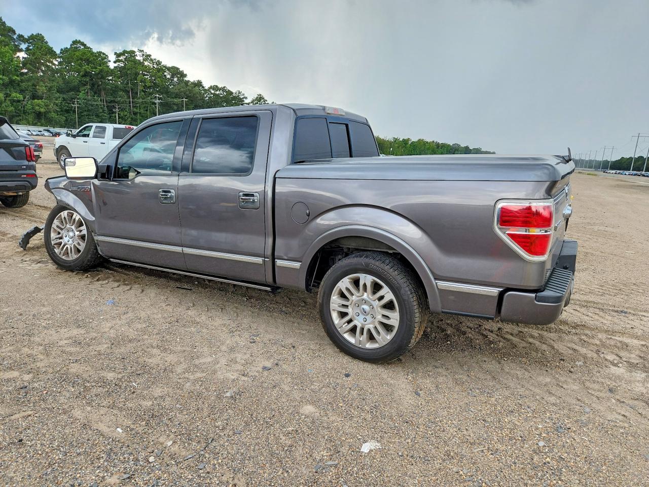 2011 Ford F150 Supercrew Gray vin: 1FTFW1CF1BFB54666