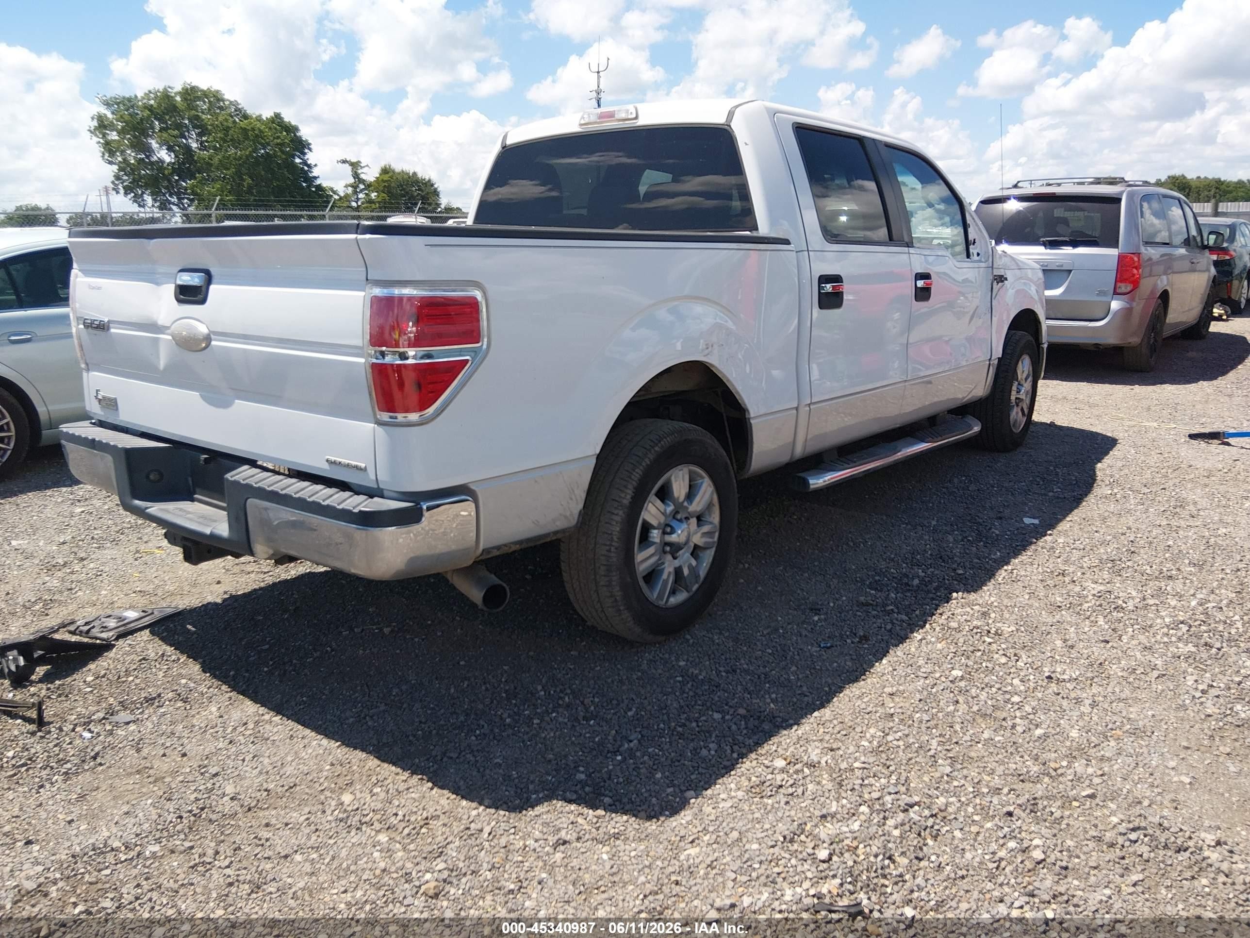 2011 Ford F-150 Xlt White vin: 1FTFW1CF1BFD34133