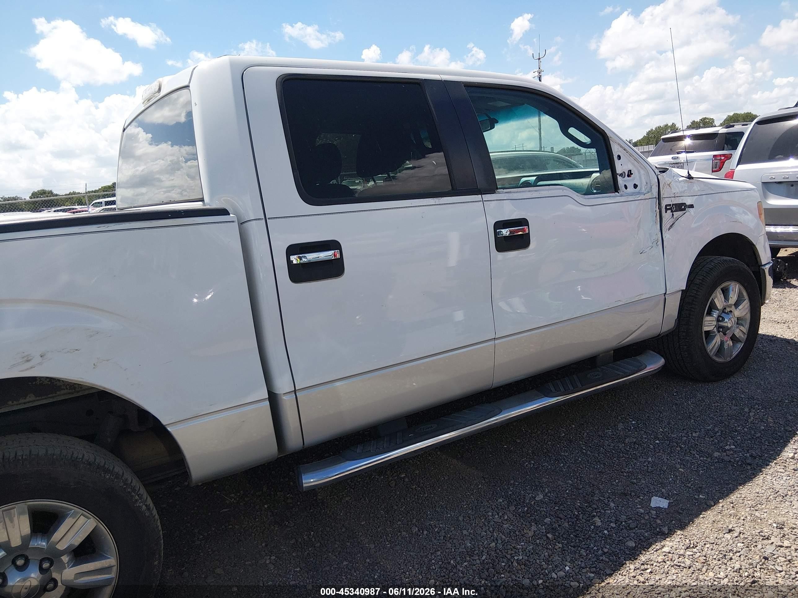 2011 Ford F-150 Xlt White vin: 1FTFW1CF1BFD34133