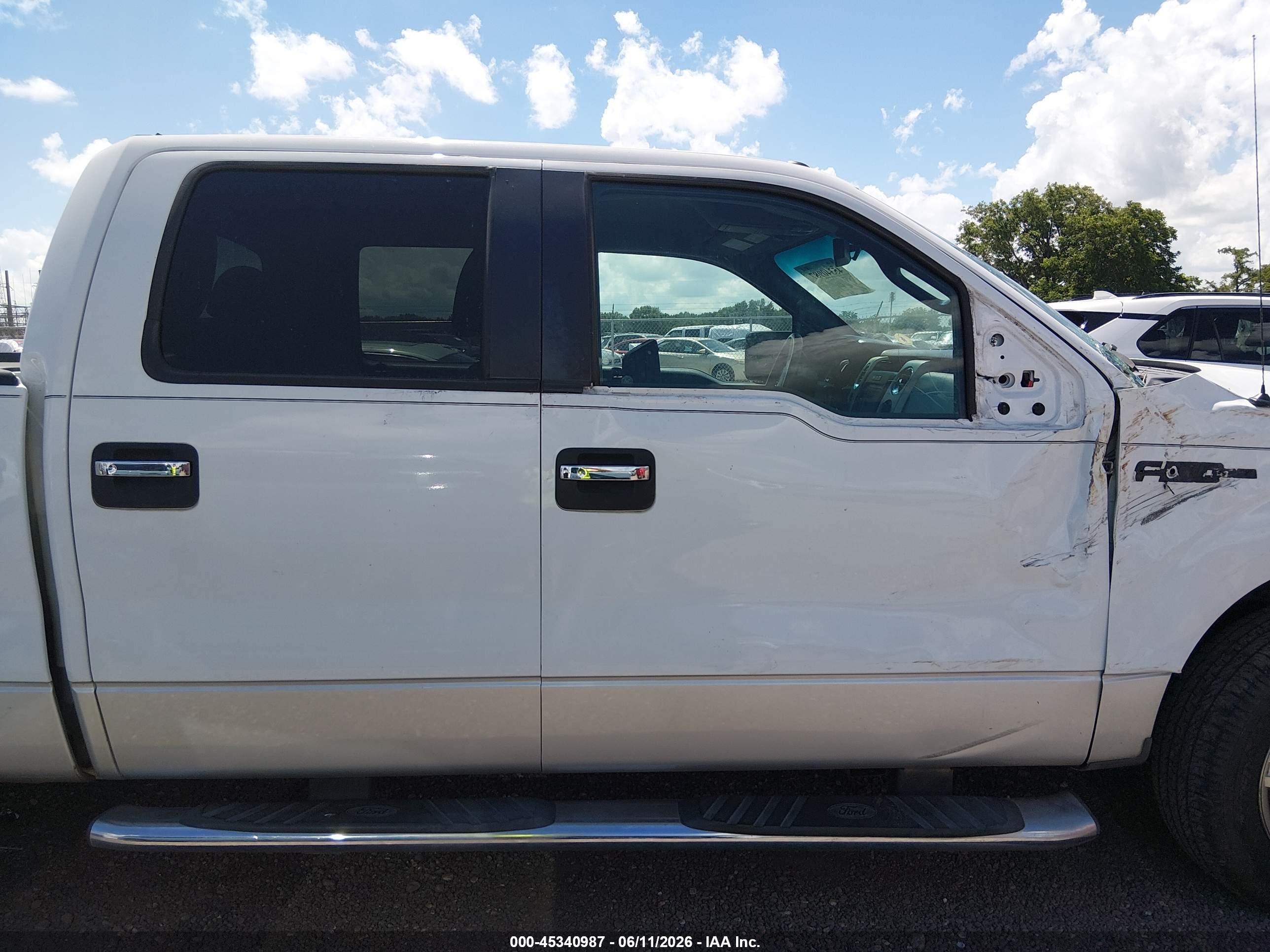2011 Ford F-150 Xlt White vin: 1FTFW1CF1BFD34133