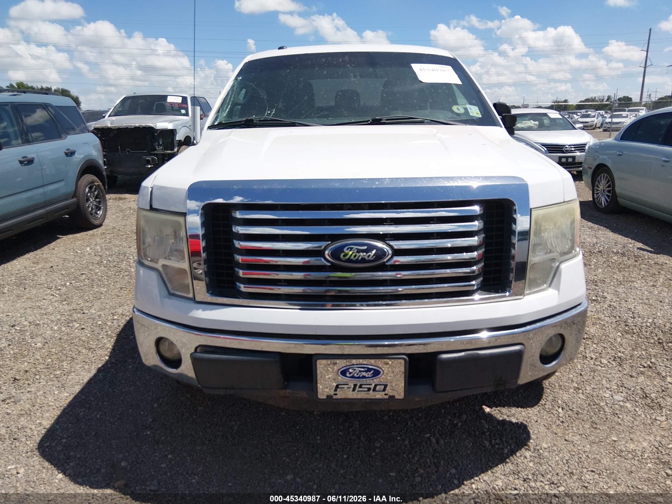 2011 Ford F-150 Xlt White vin: 1FTFW1CF1BFD34133