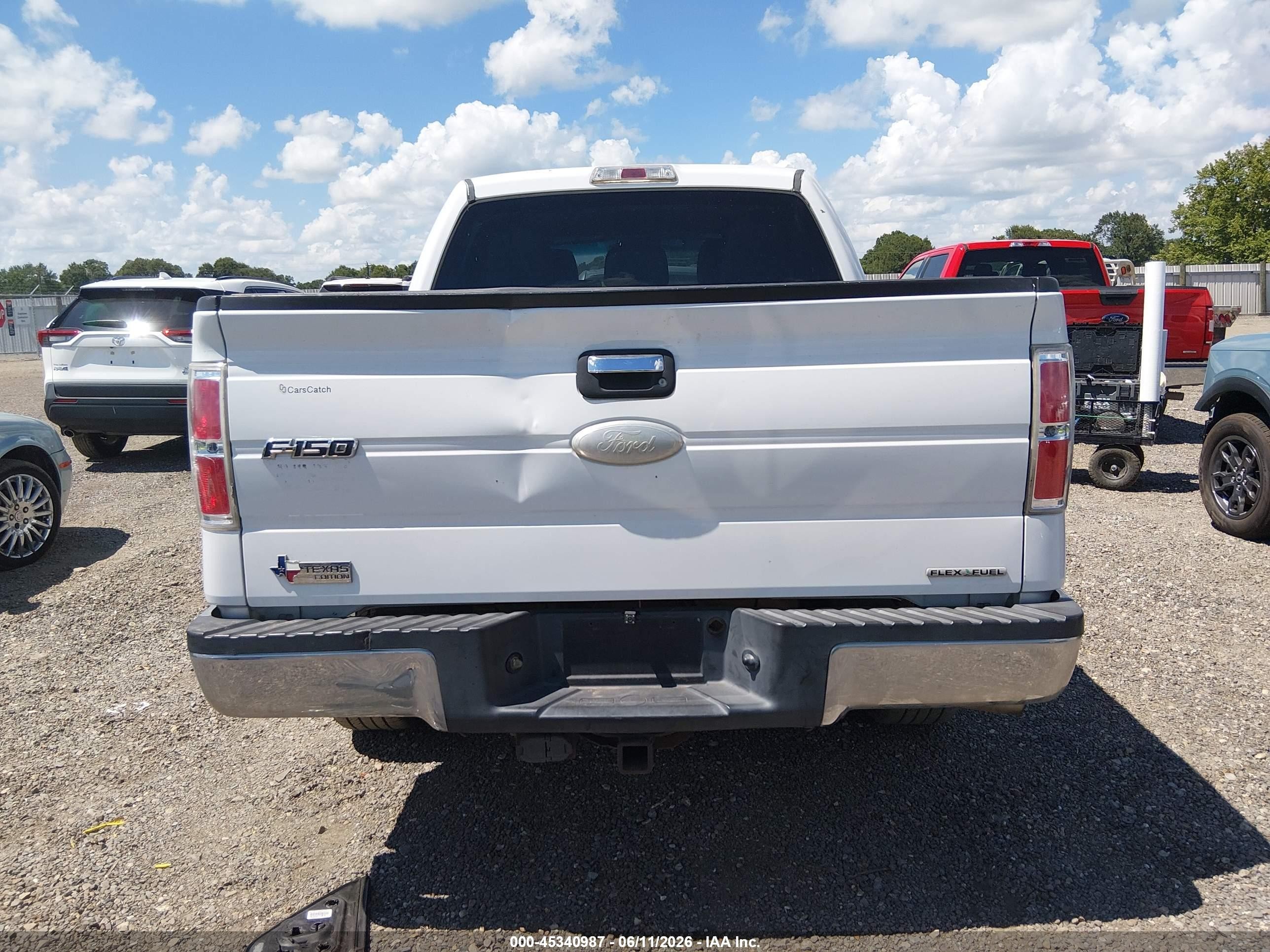 2011 Ford F-150 Xlt White vin: 1FTFW1CF1BFD34133