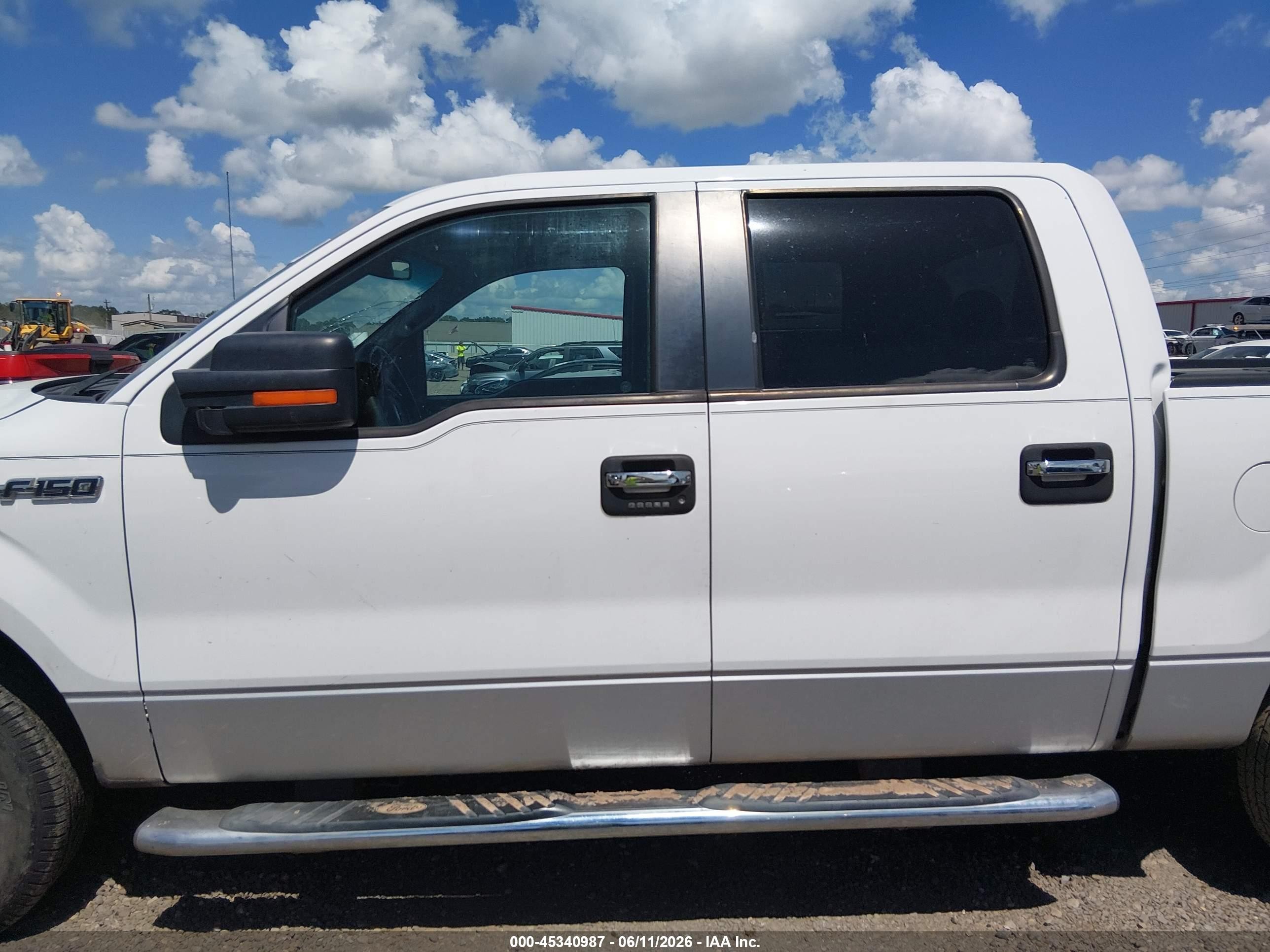 2011 Ford F-150 Xlt White vin: 1FTFW1CF1BFD34133