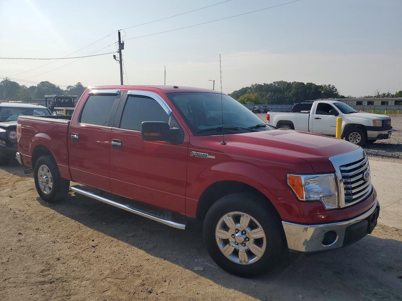 2012 Ford F150 Supercrew Красный vin: 1FTFW1CF1CFA34027