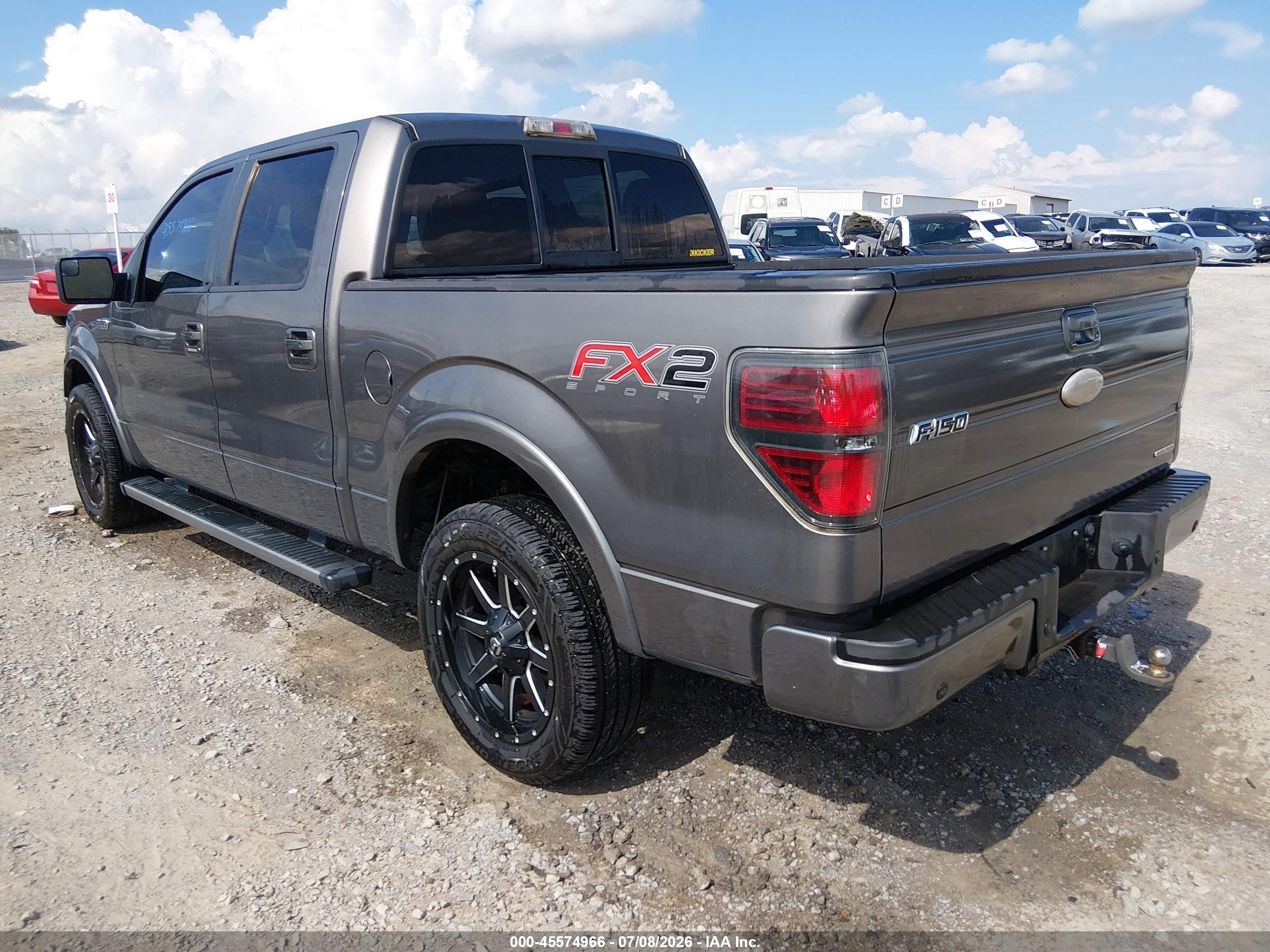 2012 Ford F-150 Fx2 Gray vin: 1FTFW1CF1CFA41012