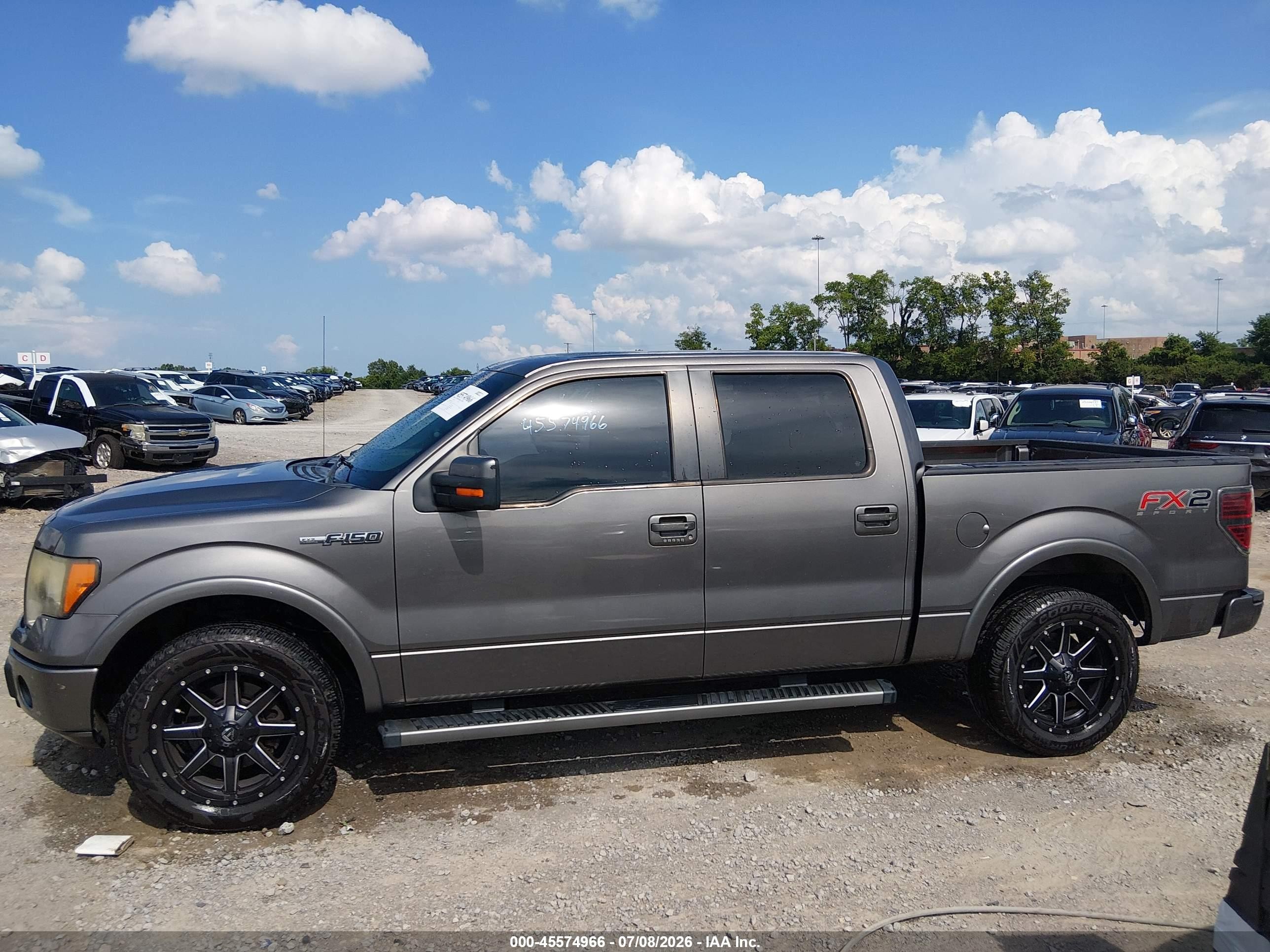 2012 Ford F-150 Fx2 Gray vin: 1FTFW1CF1CFA41012