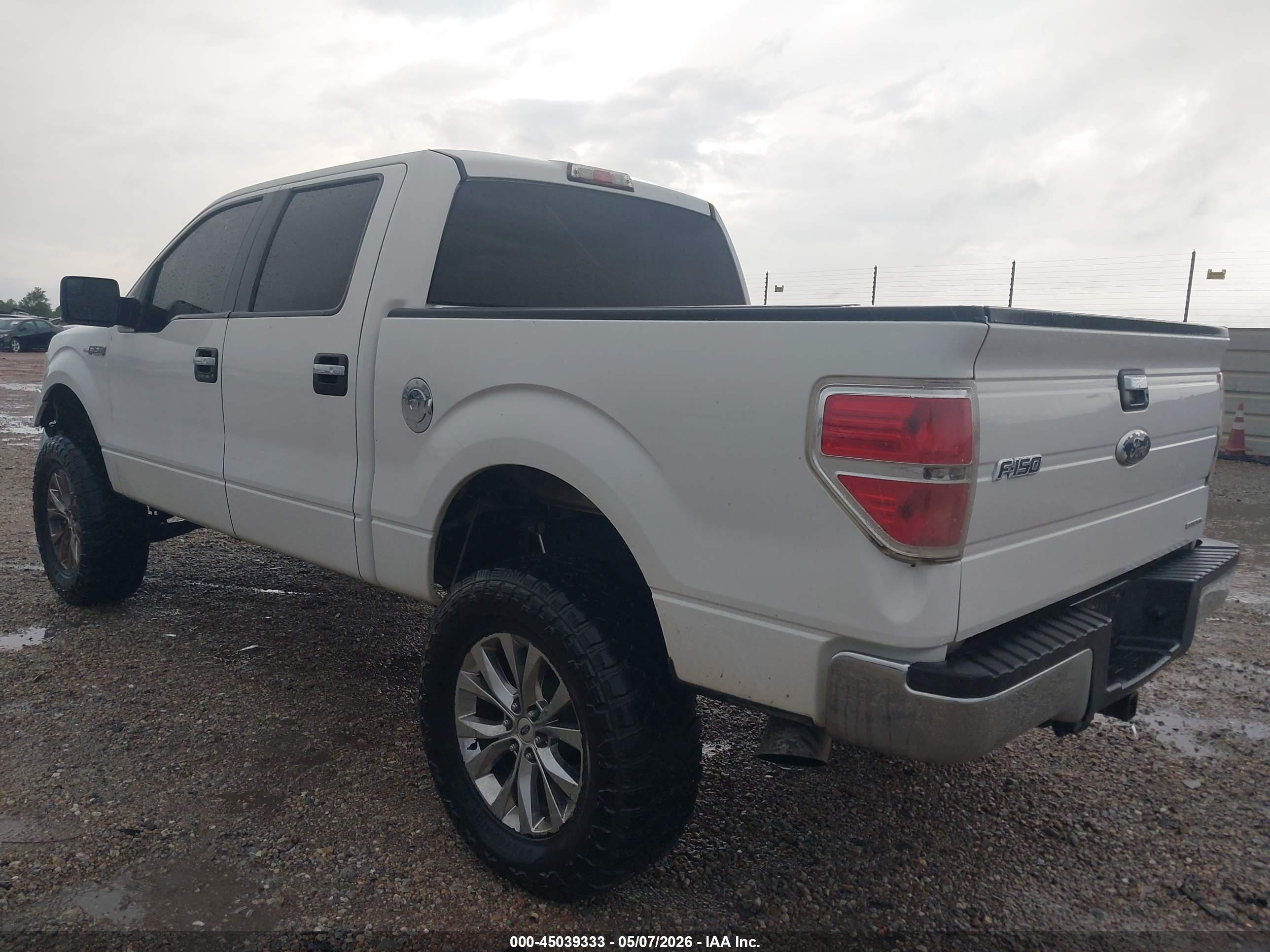 2012 Ford F-150 Xlt White vin: 1FTFW1CF1CFB50277